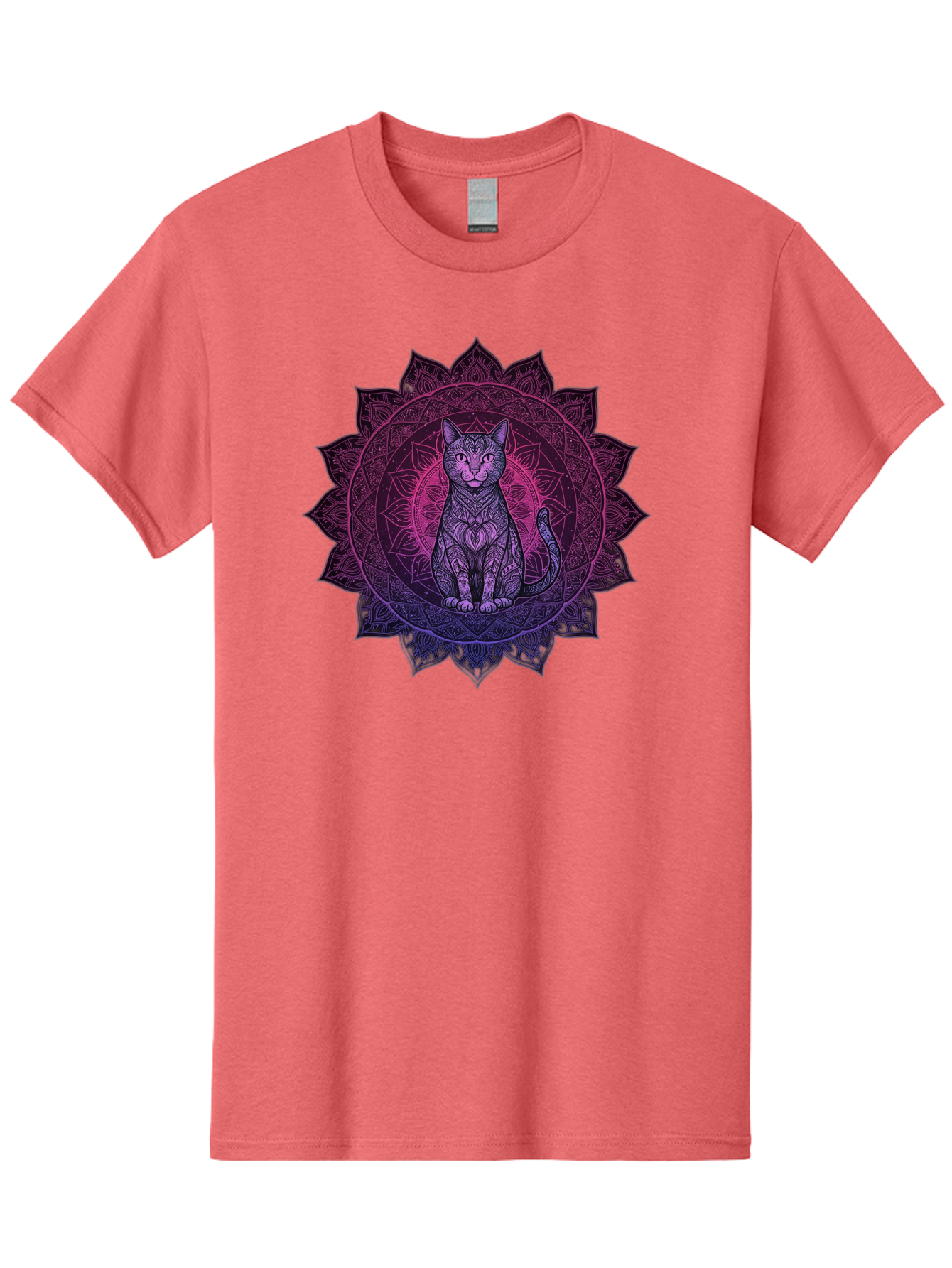 Cat-Mandala Men'S Graphic Tee, 100% Cotton, Comfortable Casual Summer Wear, Machine Washable, Vintage Camera, Old Camera, Antique Camera, Black Camera, Classic Photography, Photography Equipment, Nostalgic Device, Film Camera, Camera Art Bao200