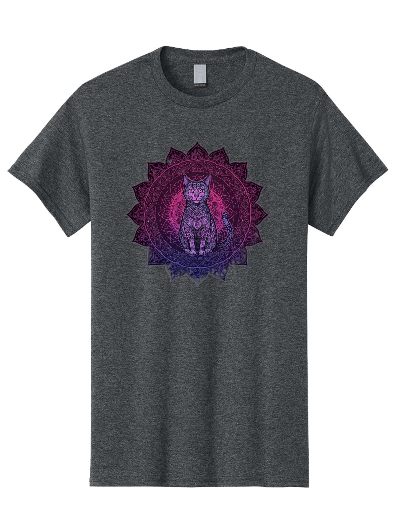 Cat-Mandala Men'S Graphic Tee, 100% Cotton, Comfortable Casual Summer Wear, Machine Washable, Vintage Camera, Old Camera, Antique Camera, Black Camera, Classic Photography, Photography Equipment, Nostalgic Device, Film Camera, Camera Art Bao200