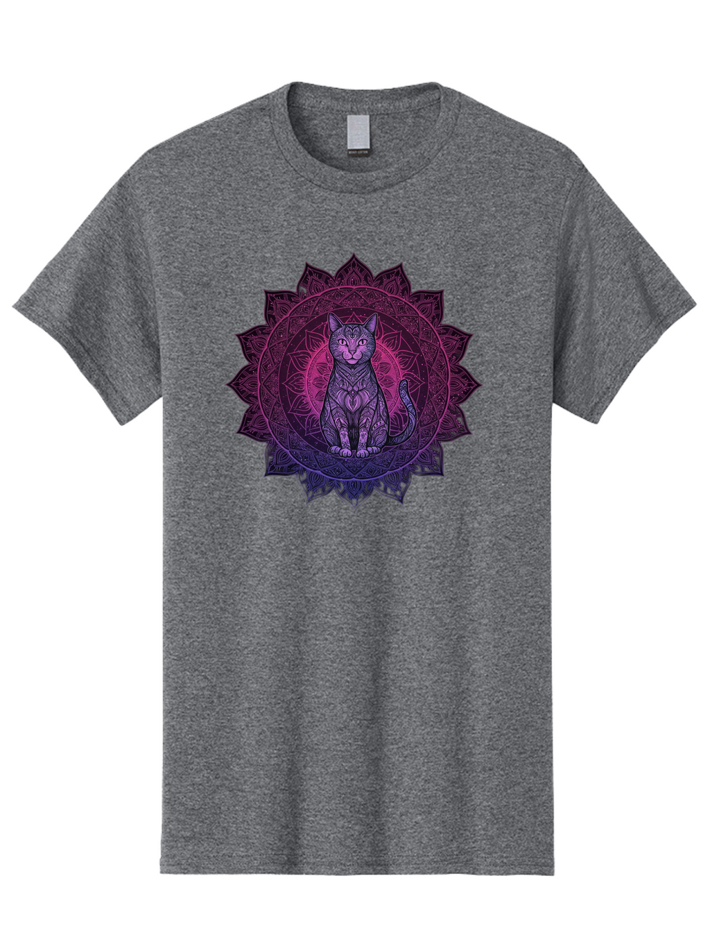 Cat-Mandala Men'S Graphic Tee, 100% Cotton, Comfortable Casual Summer Wear, Machine Washable, Vintage Camera, Old Camera, Antique Camera, Black Camera, Classic Photography, Photography Equipment, Nostalgic Device, Film Camera, Camera Art Bao200