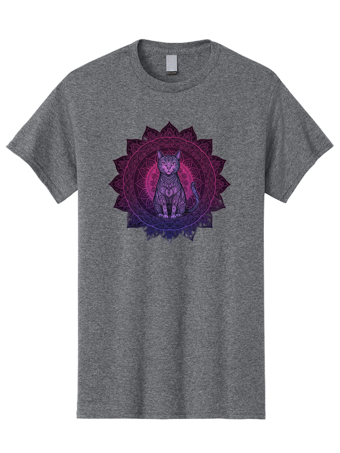 Cat-Mandala Men'S Graphic Tee, 100% Cotton, Comfortable Casual Summer Wear, Machine Washable, Vintage Camera, Old Camera, Antique Camera, Black Camera, Classic Photography, Photography Equipment, Nostalgic Device, Film Camera, Camera Art Bao200