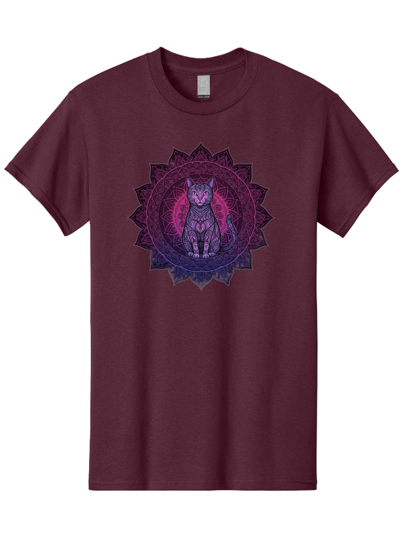 Cat-Mandala Men'S Graphic Tee, 100% Cotton, Comfortable Casual Summer Wear, Machine Washable, Vintage Camera, Old Camera, Antique Camera, Black Camera, Classic Photography, Photography Equipment, Nostalgic Device, Film Camera, Camera Art Bao200