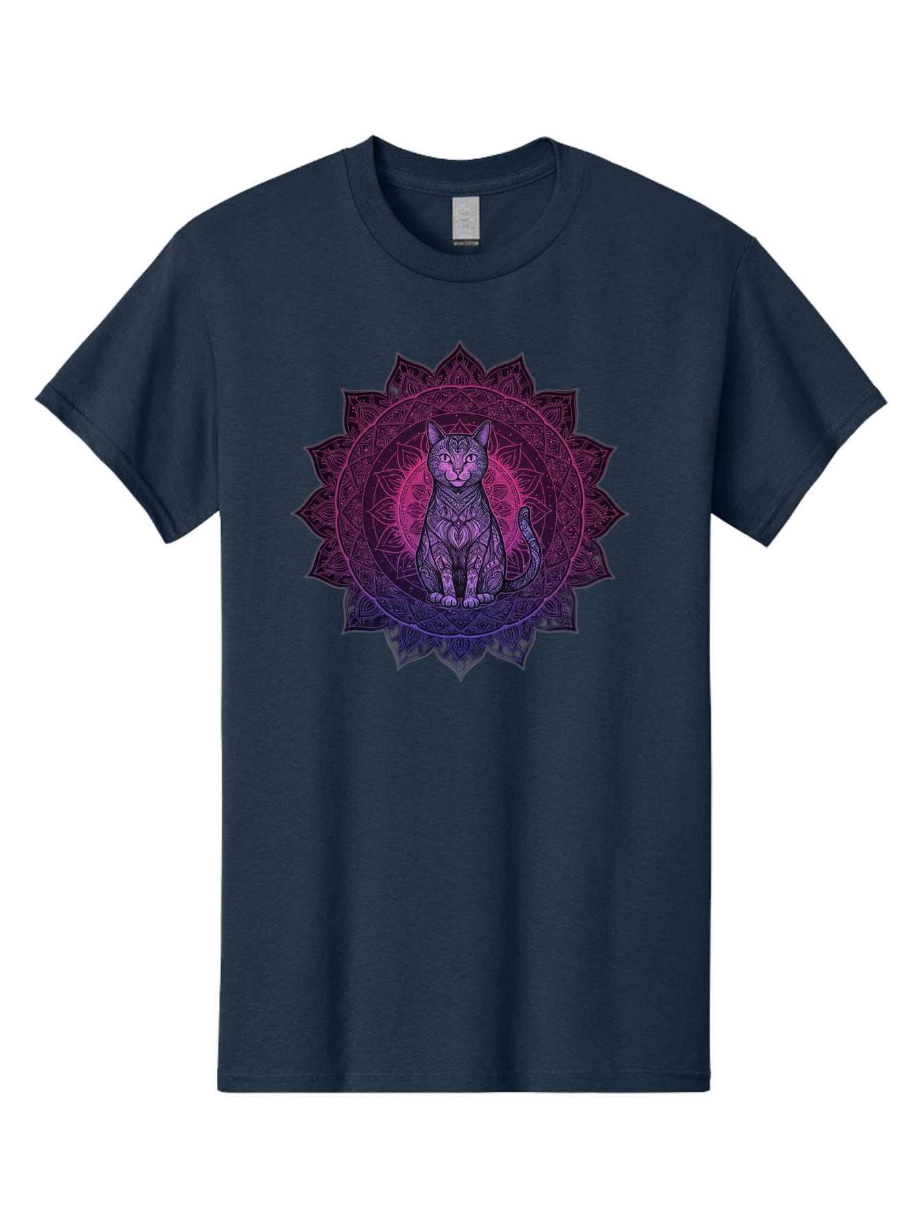Cat-Mandala Men'S Graphic Tee, 100% Cotton, Comfortable Casual Summer Wear, Machine Washable, Vintage Camera, Old Camera, Antique Camera, Black Camera, Classic Photography, Photography Equipment, Nostalgic Device, Film Camera, Camera Art Bao200