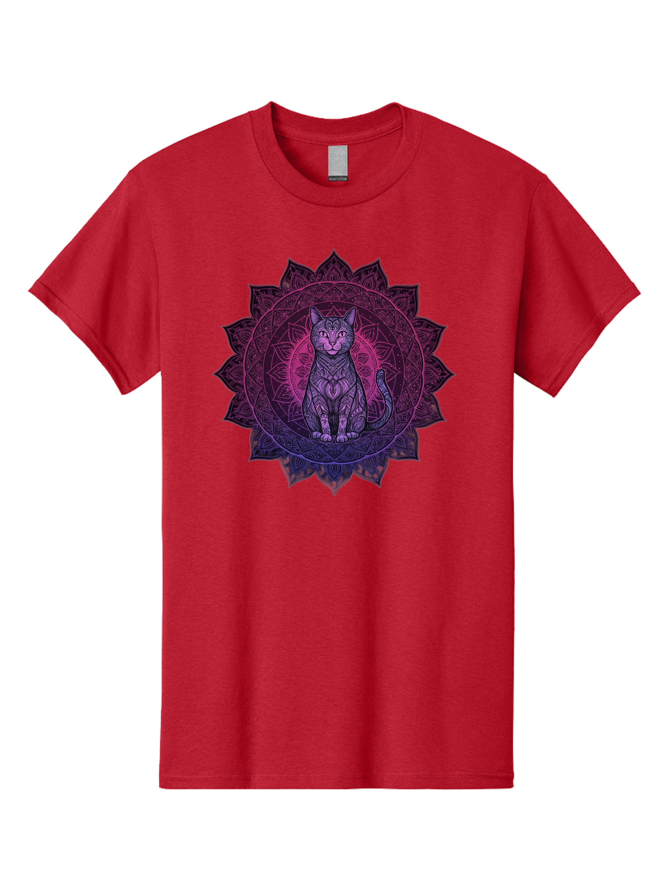 Cat-Mandala Men'S Graphic Tee, 100% Cotton, Comfortable Casual Summer Wear, Machine Washable, Vintage Camera, Old Camera, Antique Camera, Black Camera, Classic Photography, Photography Equipment, Nostalgic Device, Film Camera, Camera Art Bao200