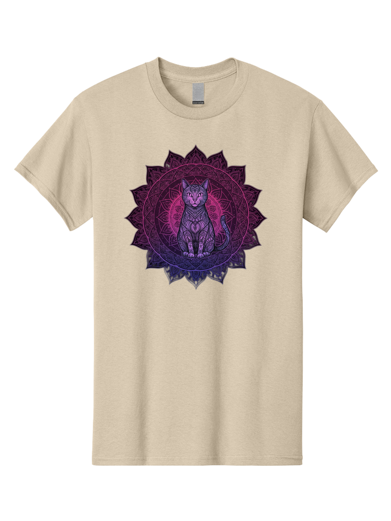 Cat-Mandala Men'S Graphic Tee, 100% Cotton, Comfortable Casual Summer Wear, Machine Washable, Vintage Camera, Old Camera, Antique Camera, Black Camera, Classic Photography, Photography Equipment, Nostalgic Device, Film Camera, Camera Art Bao200
