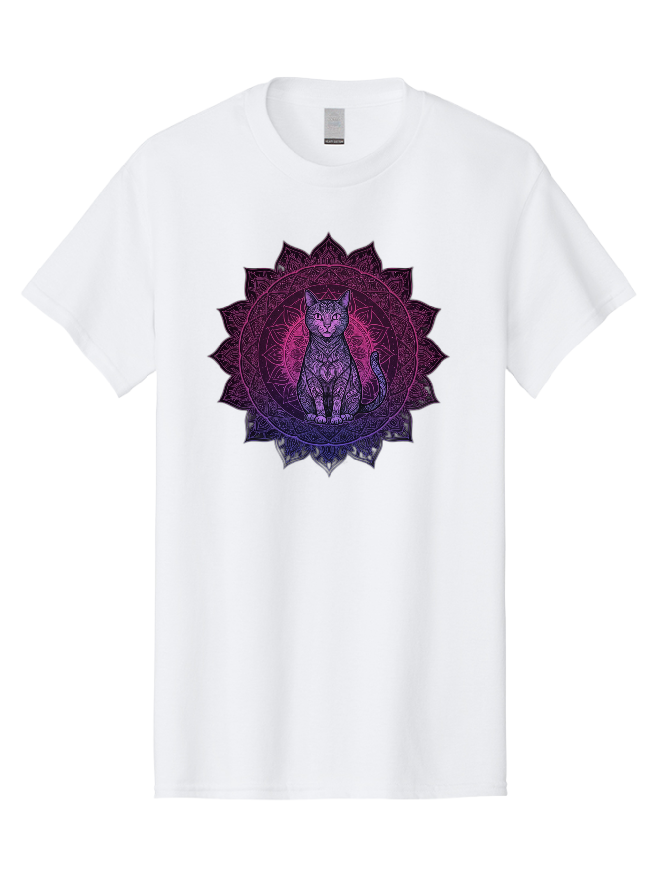 Cat-Mandala Men'S Graphic Tee, 100% Cotton, Comfortable Casual Summer Wear, Machine Washable, Vintage Camera, Old Camera, Antique Camera, Black Camera, Classic Photography, Photography Equipment, Nostalgic Device, Film Camera, Camera Art Bao200