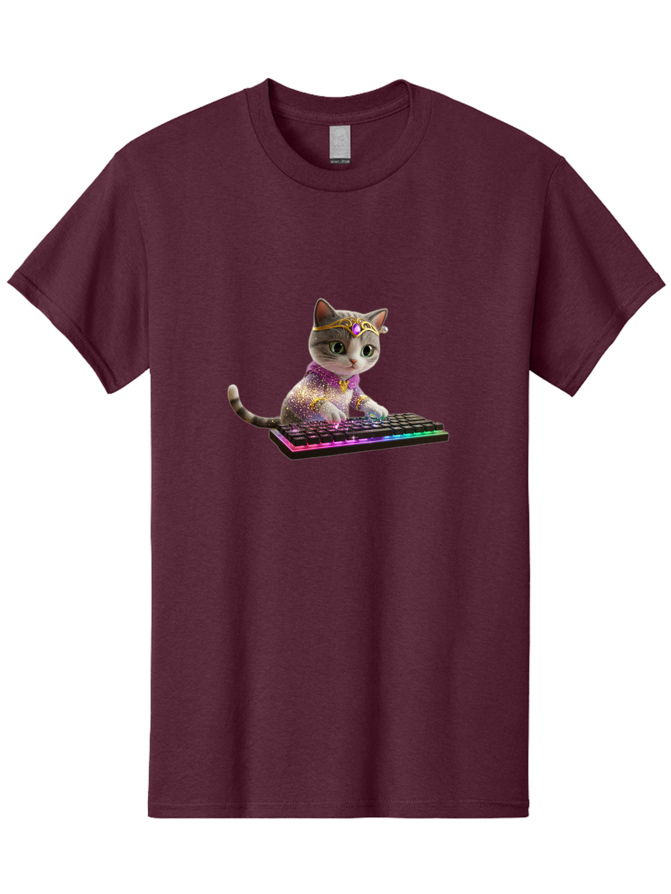 Cat-On-Keyboard-1 Men'S Graphic Tee, 100% Cotton, Comfortable Casual Summer Wear, Machine Washable, Vintage Camera, Old Camera, Antique Camera, Black Camera, Classic Photography, Photography Equipment, Nostalgic Device, Film Camera, Camera Art Bao201