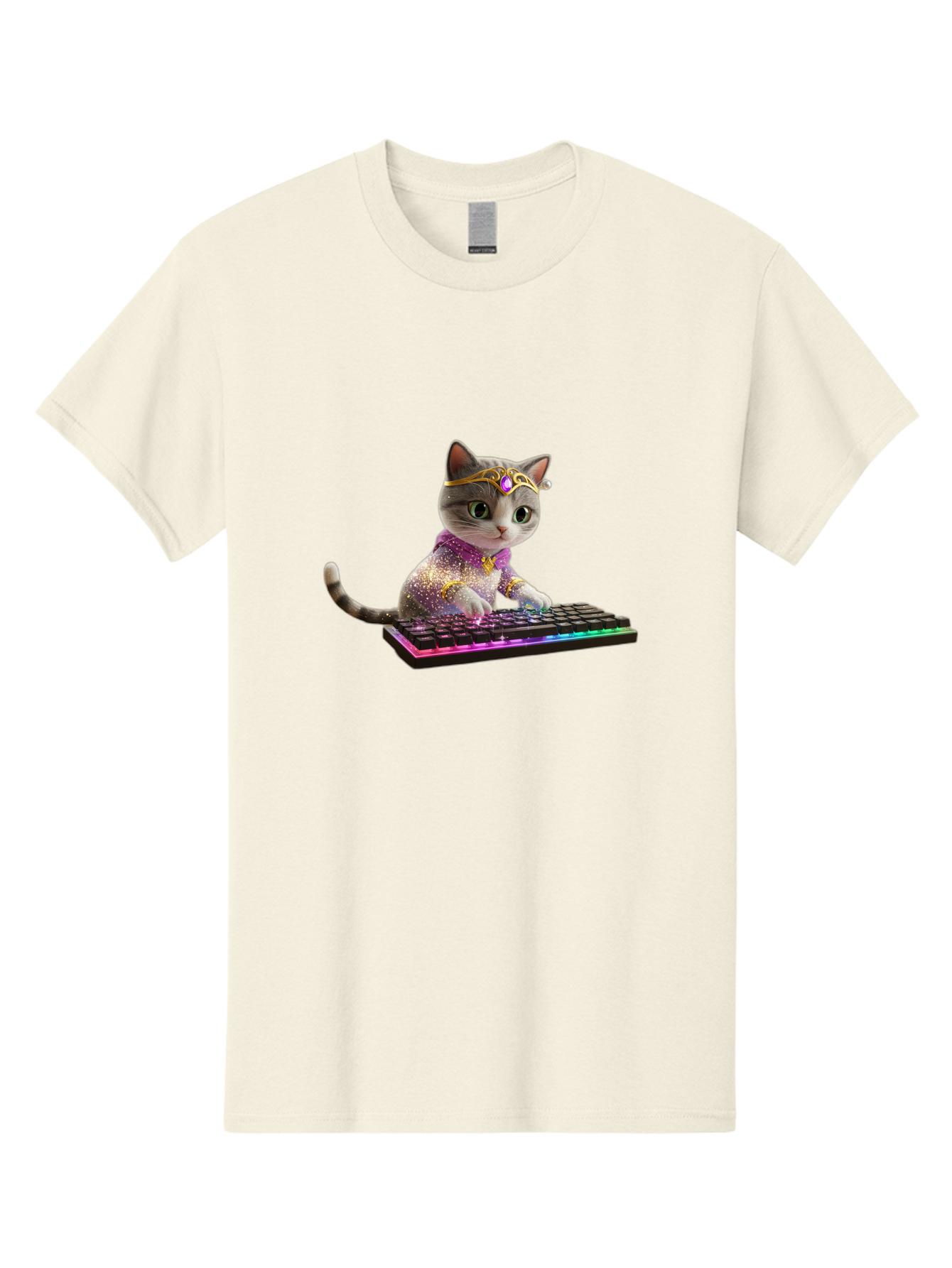 Cat-On-Keyboard-1 Men'S Graphic Tee, 100% Cotton, Comfortable Casual Summer Wear, Machine Washable, Vintage Camera, Old Camera, Antique Camera, Black Camera, Classic Photography, Photography Equipment, Nostalgic Device, Film Camera, Camera Art Bao201