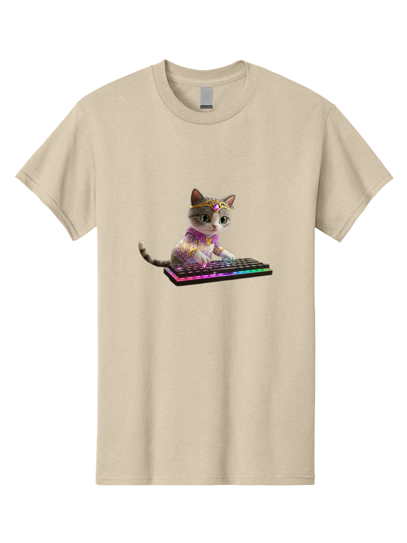 Cat-On-Keyboard-1 Men'S Graphic Tee, 100% Cotton, Comfortable Casual Summer Wear, Machine Washable, Vintage Camera, Old Camera, Antique Camera, Black Camera, Classic Photography, Photography Equipment, Nostalgic Device, Film Camera, Camera Art Bao201