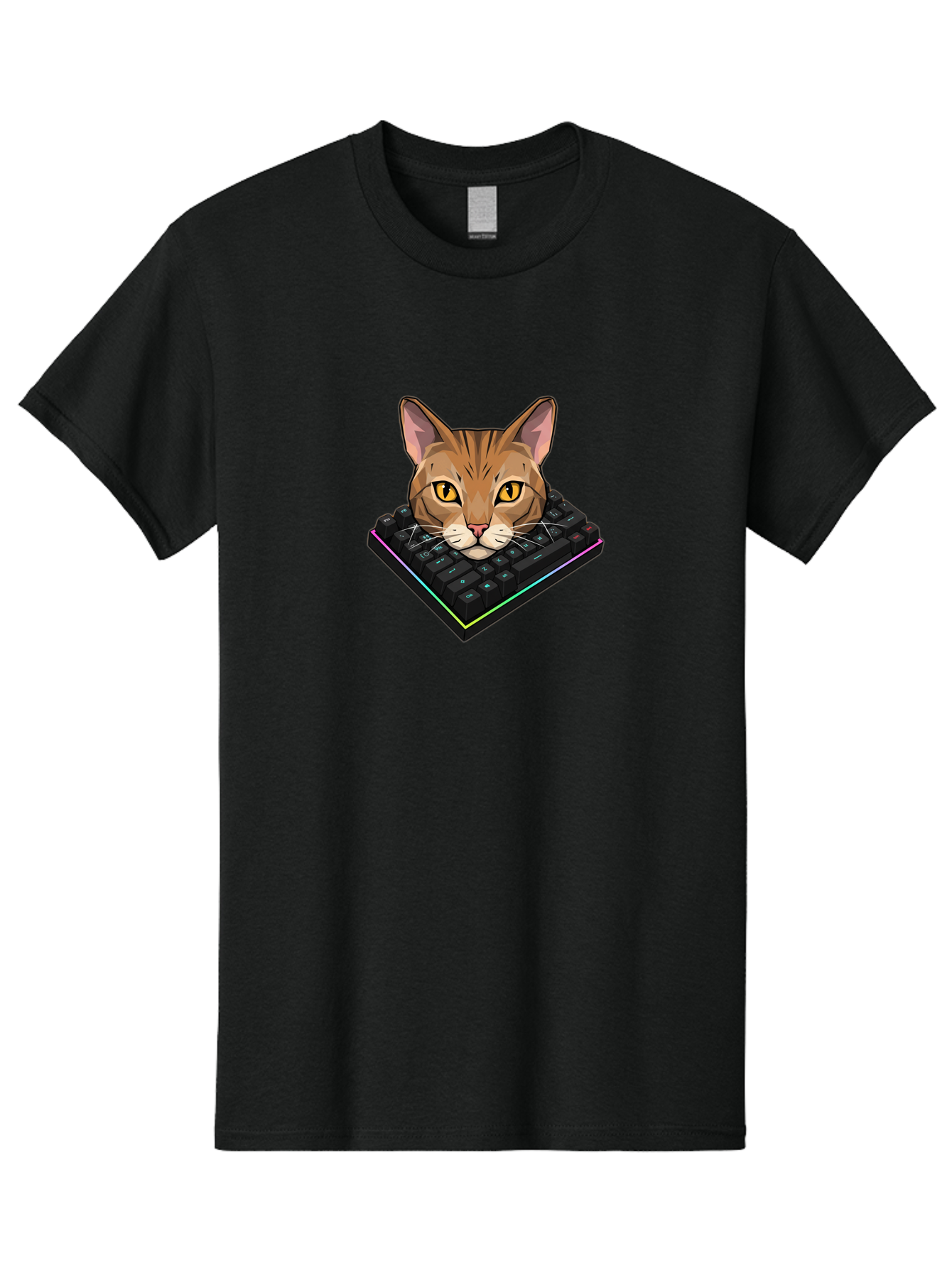 Cat-On-Keyboard Men'S Graphic Tee, 100% Cotton, Comfortable Casual Summer Wear, Machine Washable, Vintage Camera, Old Camera, Antique Camera, Black Camera, Classic Photography, Photography Equipment, Nostalgic Device, Film Camera, Camera Art Bao202