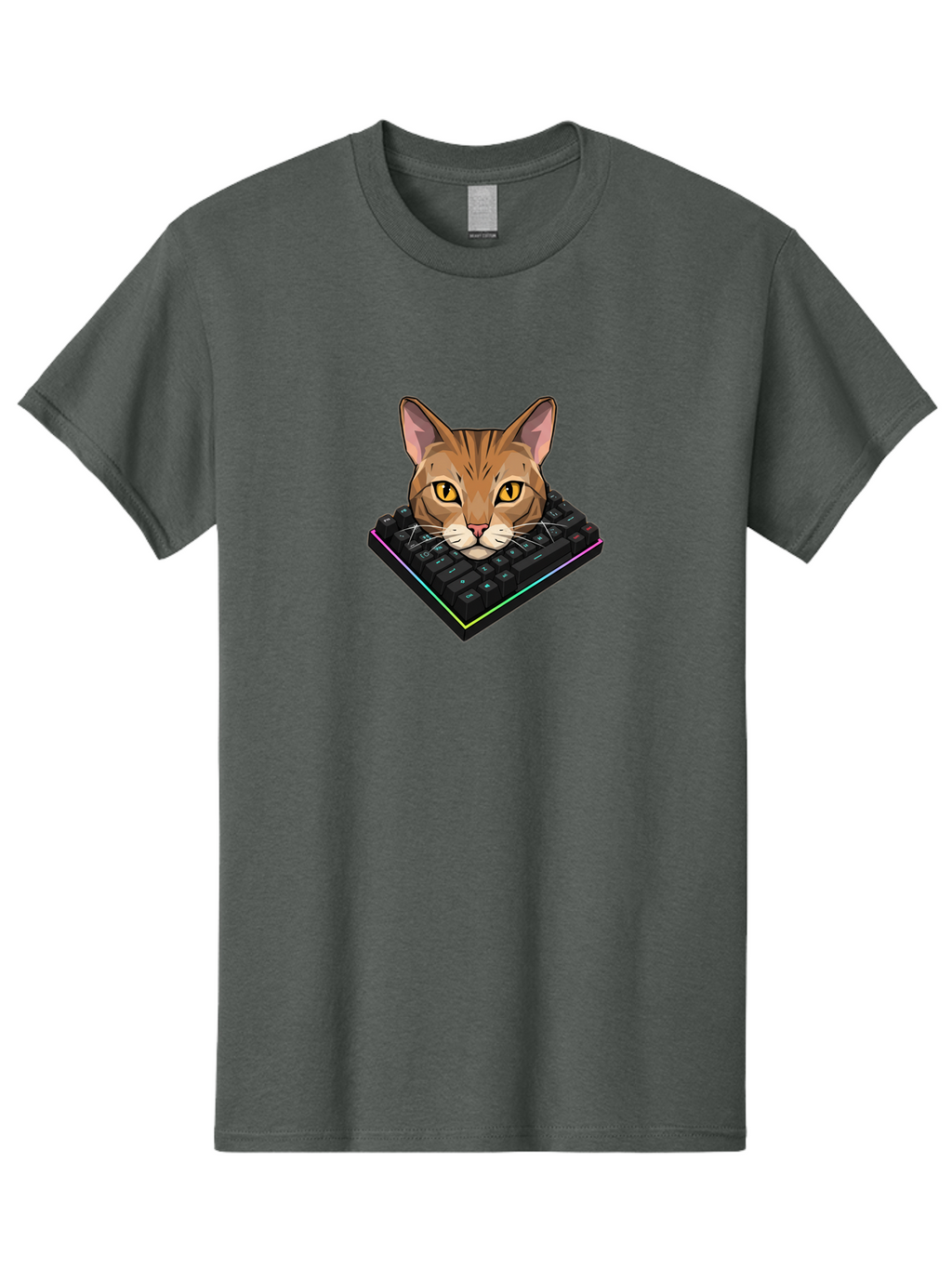 Cat-On-Keyboard Men'S Graphic Tee, 100% Cotton, Comfortable Casual Summer Wear, Machine Washable, Vintage Camera, Old Camera, Antique Camera, Black Camera, Classic Photography, Photography Equipment, Nostalgic Device, Film Camera, Camera Art Bao202