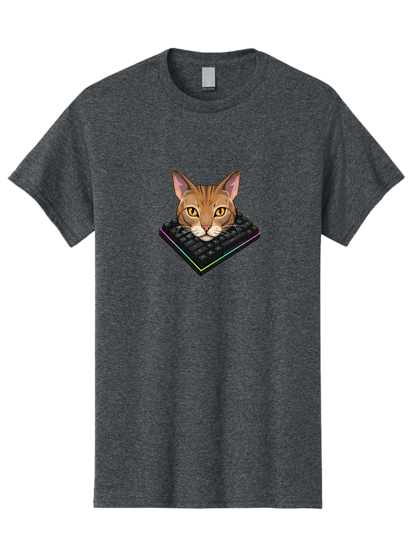 Cat-On-Keyboard Men'S Graphic Tee, 100% Cotton, Comfortable Casual Summer Wear, Machine Washable, Vintage Camera, Old Camera, Antique Camera, Black Camera, Classic Photography, Photography Equipment, Nostalgic Device, Film Camera, Camera Art Bao202