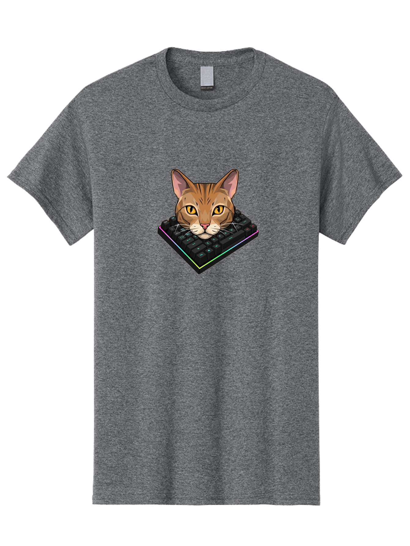 Cat-On-Keyboard Men'S Graphic Tee, 100% Cotton, Comfortable Casual Summer Wear, Machine Washable, Vintage Camera, Old Camera, Antique Camera, Black Camera, Classic Photography, Photography Equipment, Nostalgic Device, Film Camera, Camera Art Bao202