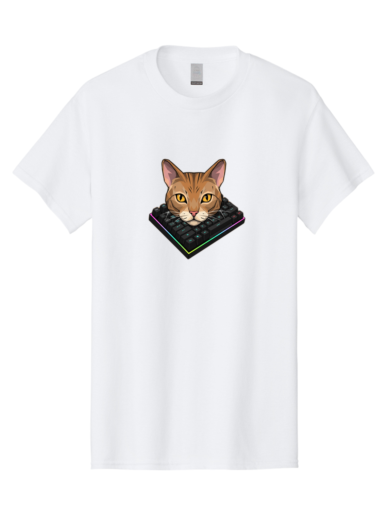 Cat-On-Keyboard Men'S Graphic Tee, 100% Cotton, Comfortable Casual Summer Wear, Machine Washable, Vintage Camera, Old Camera, Antique Camera, Black Camera, Classic Photography, Photography Equipment, Nostalgic Device, Film Camera, Camera Art Bao202