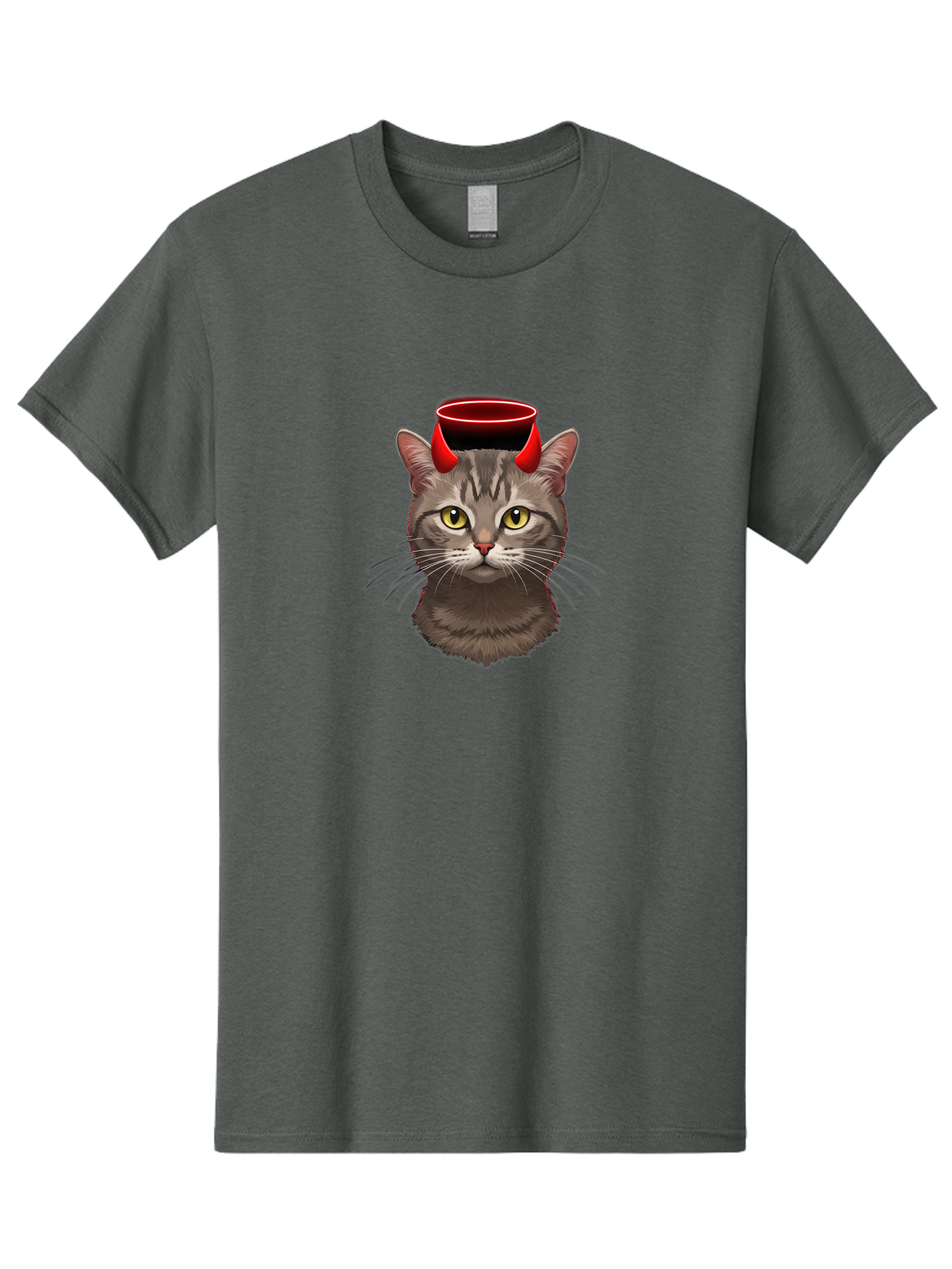 Cat-With-Devil-Horns Men'S Graphic Tee, 100% Cotton, Comfortable Casual Summer Wear, Machine Washable, Vintage Camera, Old Camera, Antique Camera, Black Camera, Classic Photography, Photography Equipment, Nostalgic Device, Film Camera, Bao203
