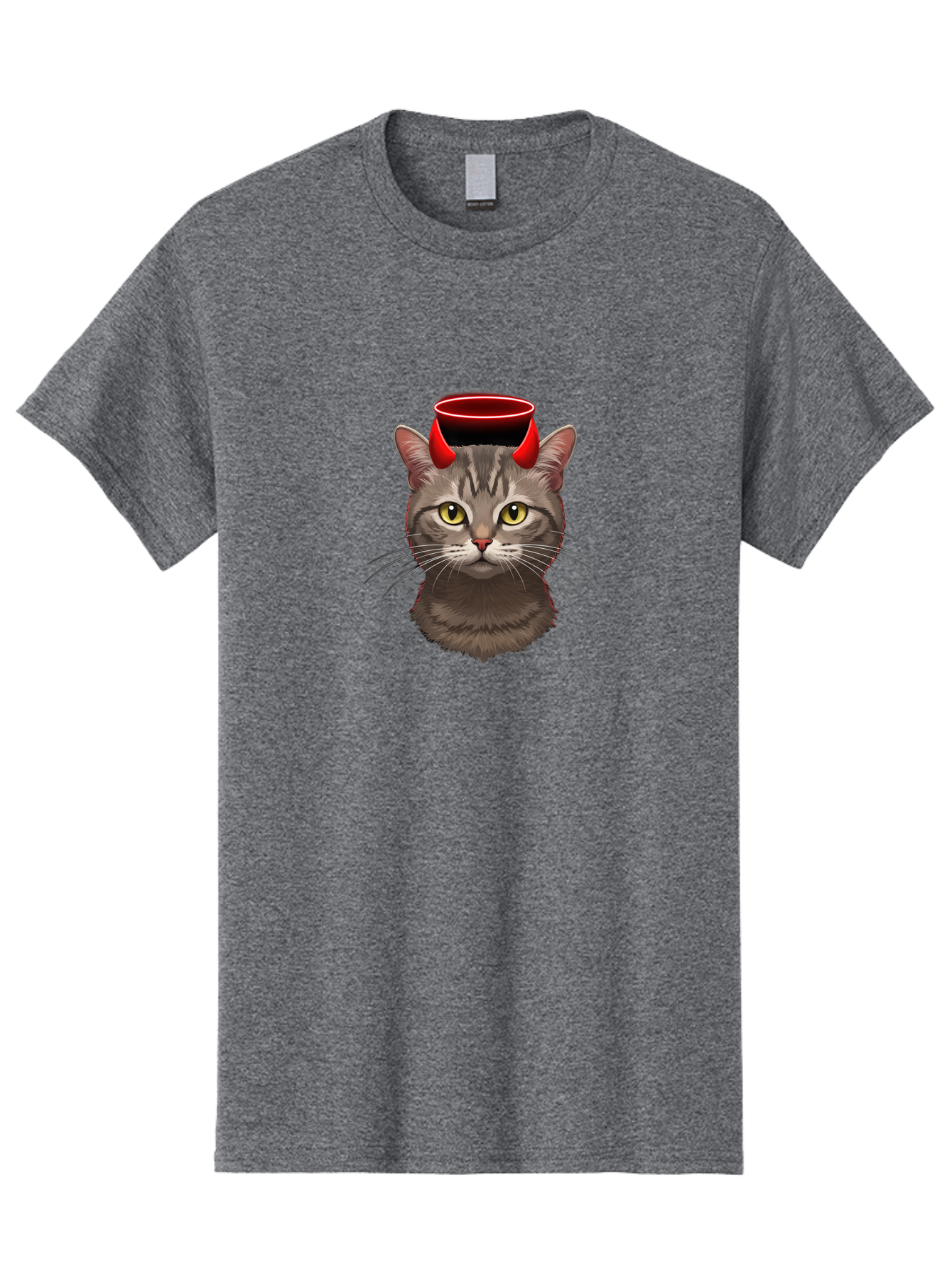 Cat-With-Devil-Horns Men'S Graphic Tee, 100% Cotton, Comfortable Casual Summer Wear, Machine Washable, Vintage Camera, Old Camera, Antique Camera, Black Camera, Classic Photography, Photography Equipment, Nostalgic Device, Film Camera, Bao203