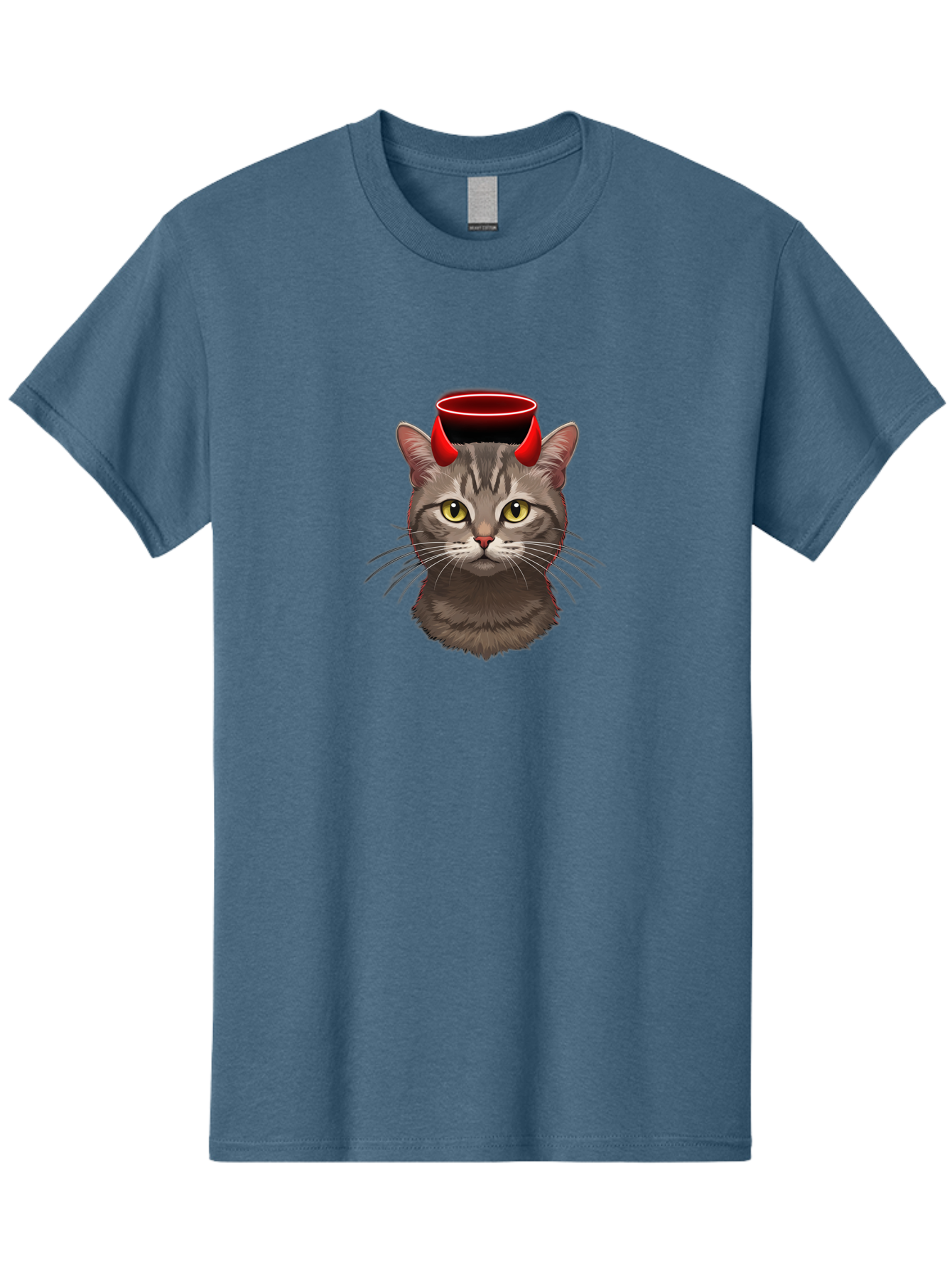 Cat-With-Devil-Horns Men'S Graphic Tee, 100% Cotton, Comfortable Casual Summer Wear, Machine Washable, Vintage Camera, Old Camera, Antique Camera, Black Camera, Classic Photography, Photography Equipment, Nostalgic Device, Film Camera, Bao203