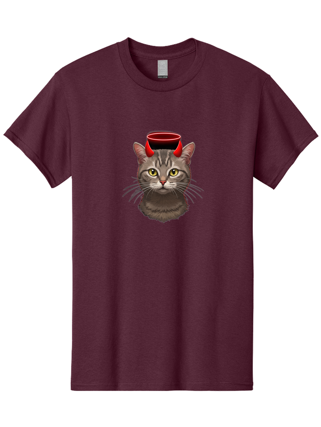 Cat-With-Devil-Horns Men'S Graphic Tee, 100% Cotton, Comfortable Casual Summer Wear, Machine Washable, Vintage Camera, Old Camera, Antique Camera, Black Camera, Classic Photography, Photography Equipment, Nostalgic Device, Film Camera, Bao203