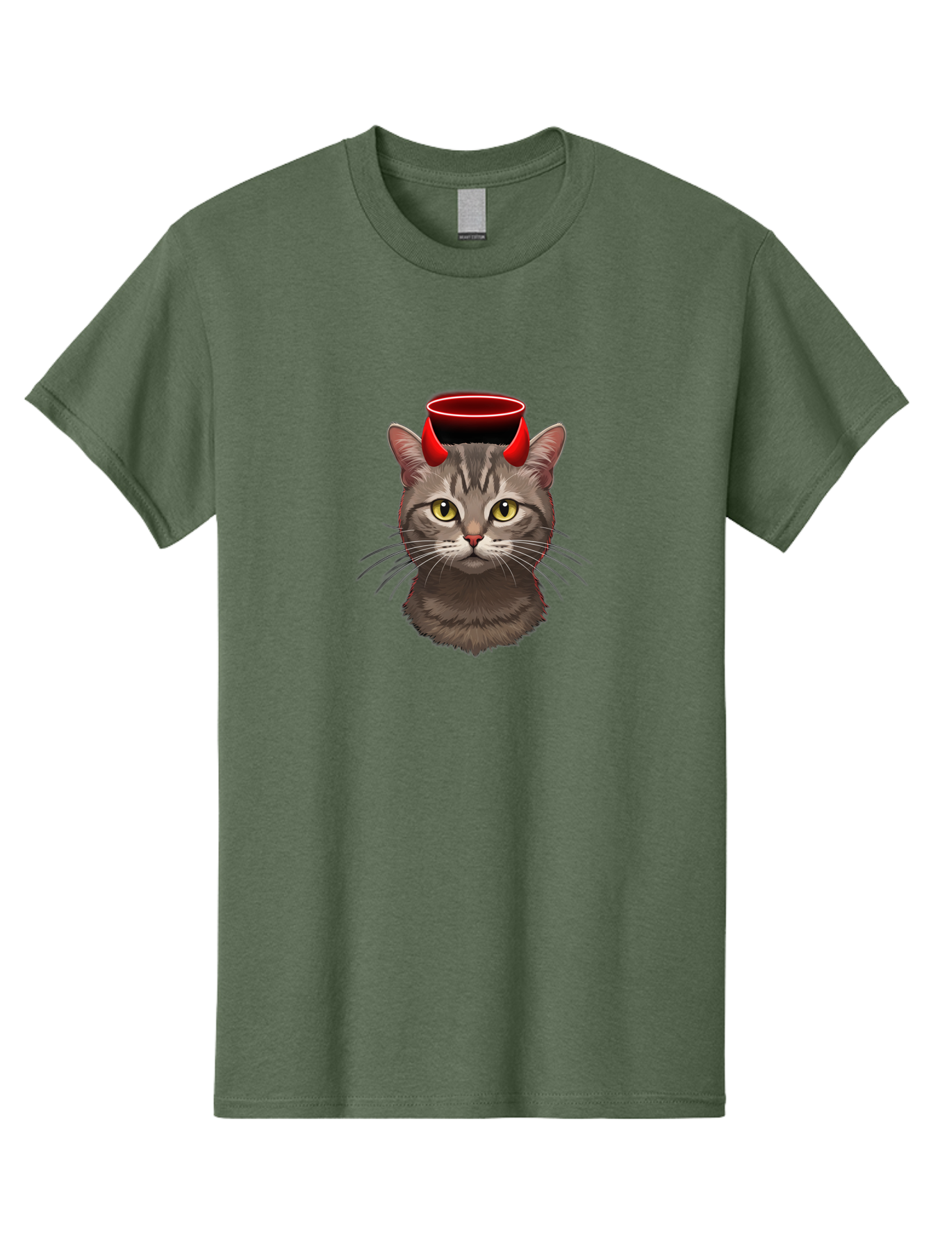 Cat-With-Devil-Horns Men'S Graphic Tee, 100% Cotton, Comfortable Casual Summer Wear, Machine Washable, Vintage Camera, Old Camera, Antique Camera, Black Camera, Classic Photography, Photography Equipment, Nostalgic Device, Film Camera, Bao203