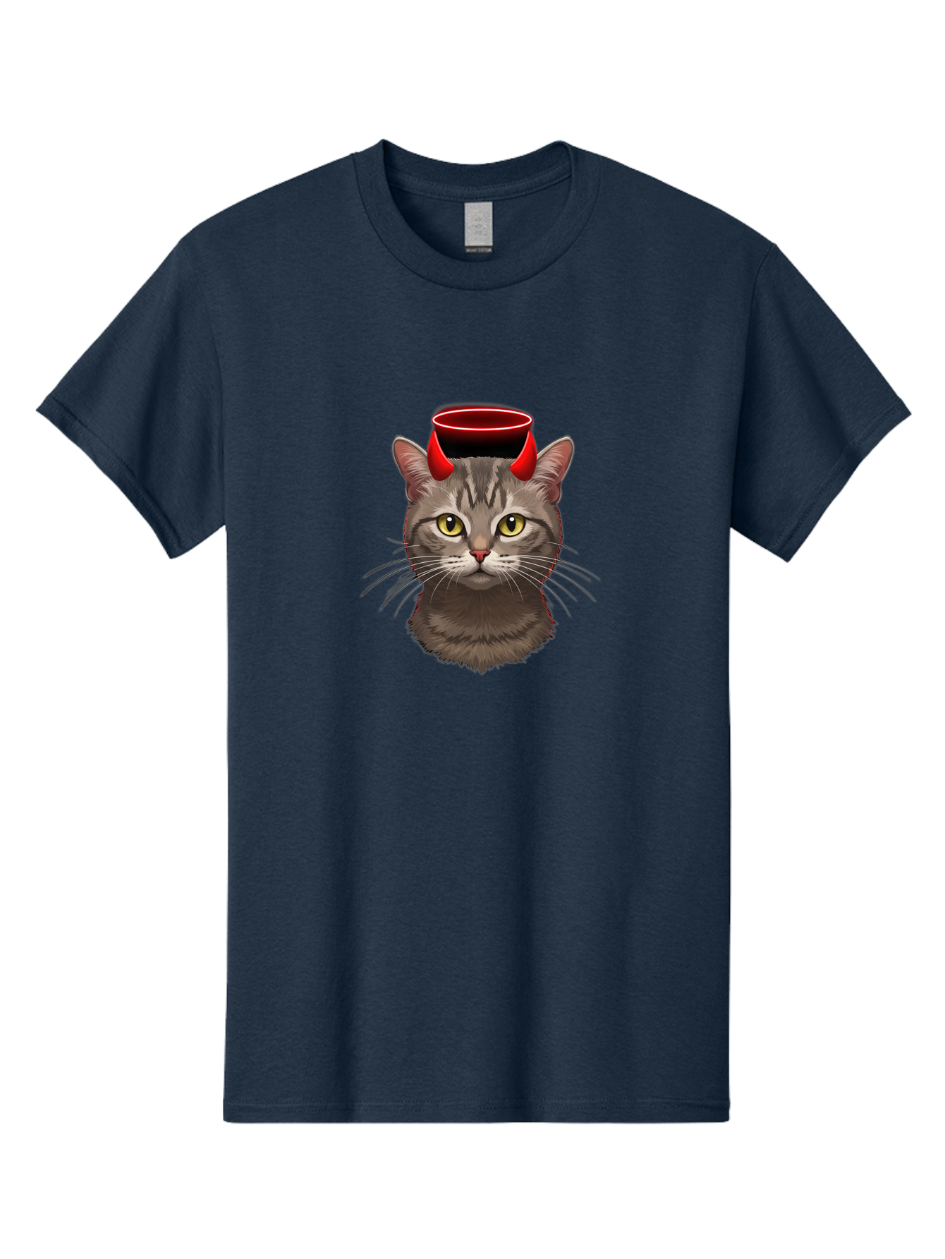 Cat-With-Devil-Horns Men'S Graphic Tee, 100% Cotton, Comfortable Casual Summer Wear, Machine Washable, Vintage Camera, Old Camera, Antique Camera, Black Camera, Classic Photography, Photography Equipment, Nostalgic Device, Film Camera, Bao203