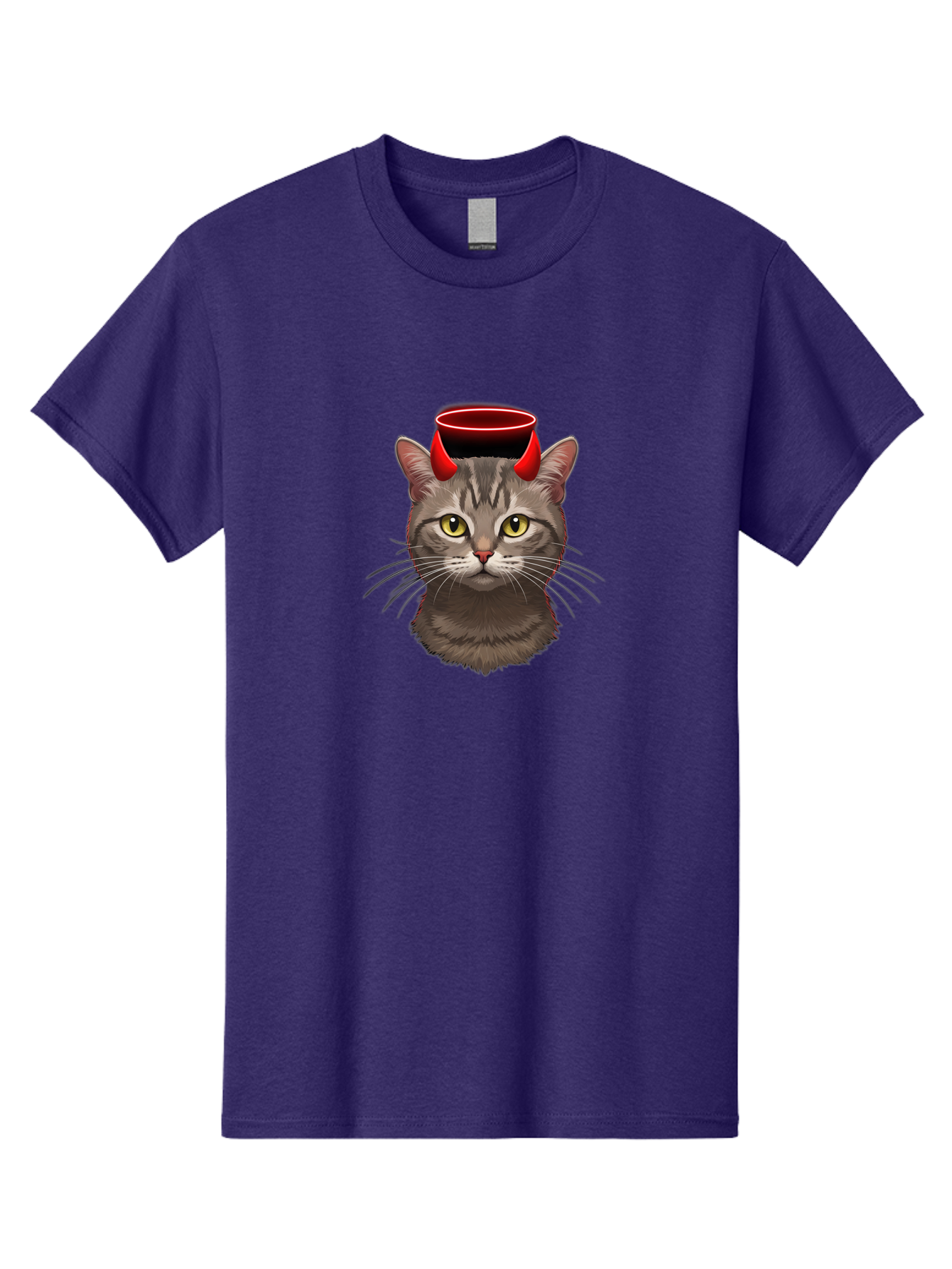 Cat-With-Devil-Horns Men'S Graphic Tee, 100% Cotton, Comfortable Casual Summer Wear, Machine Washable, Vintage Camera, Old Camera, Antique Camera, Black Camera, Classic Photography, Photography Equipment, Nostalgic Device, Film Camera, Bao203