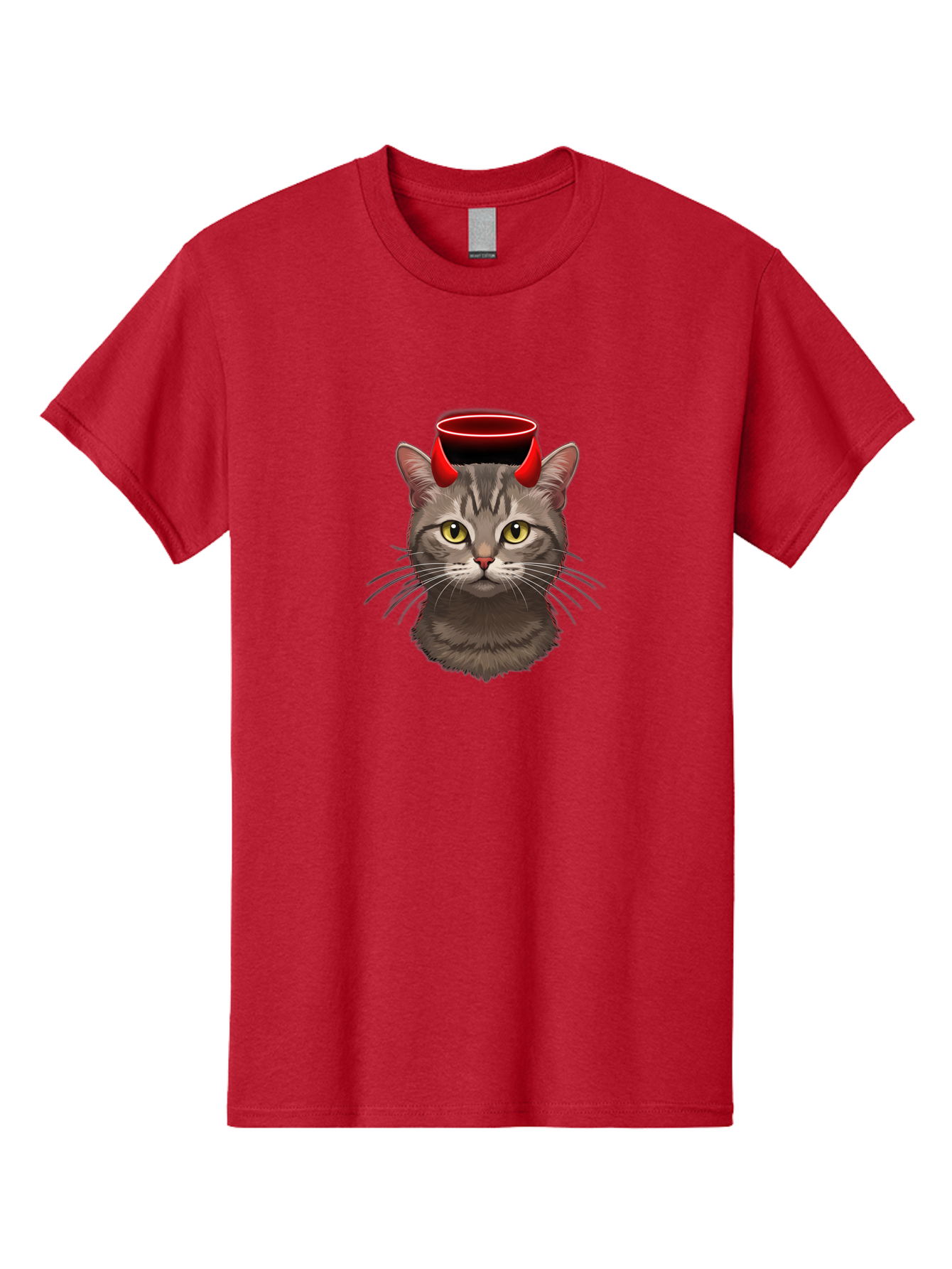 Cat-With-Devil-Horns Men'S Graphic Tee, 100% Cotton, Comfortable Casual Summer Wear, Machine Washable, Vintage Camera, Old Camera, Antique Camera, Black Camera, Classic Photography, Photography Equipment, Nostalgic Device, Film Camera, Bao203