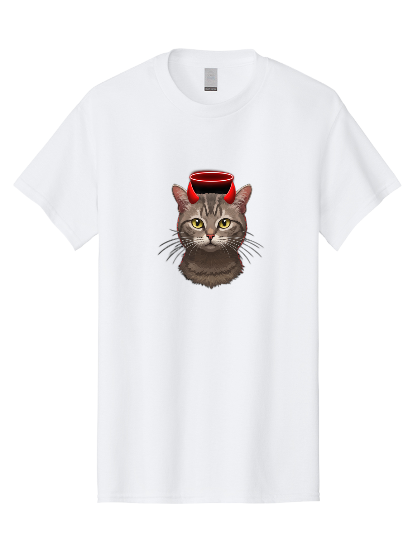 Cat-With-Devil-Horns Men'S Graphic Tee, 100% Cotton, Comfortable Casual Summer Wear, Machine Washable, Vintage Camera, Old Camera, Antique Camera, Black Camera, Classic Photography, Photography Equipment, Nostalgic Device, Film Camera, Bao203
