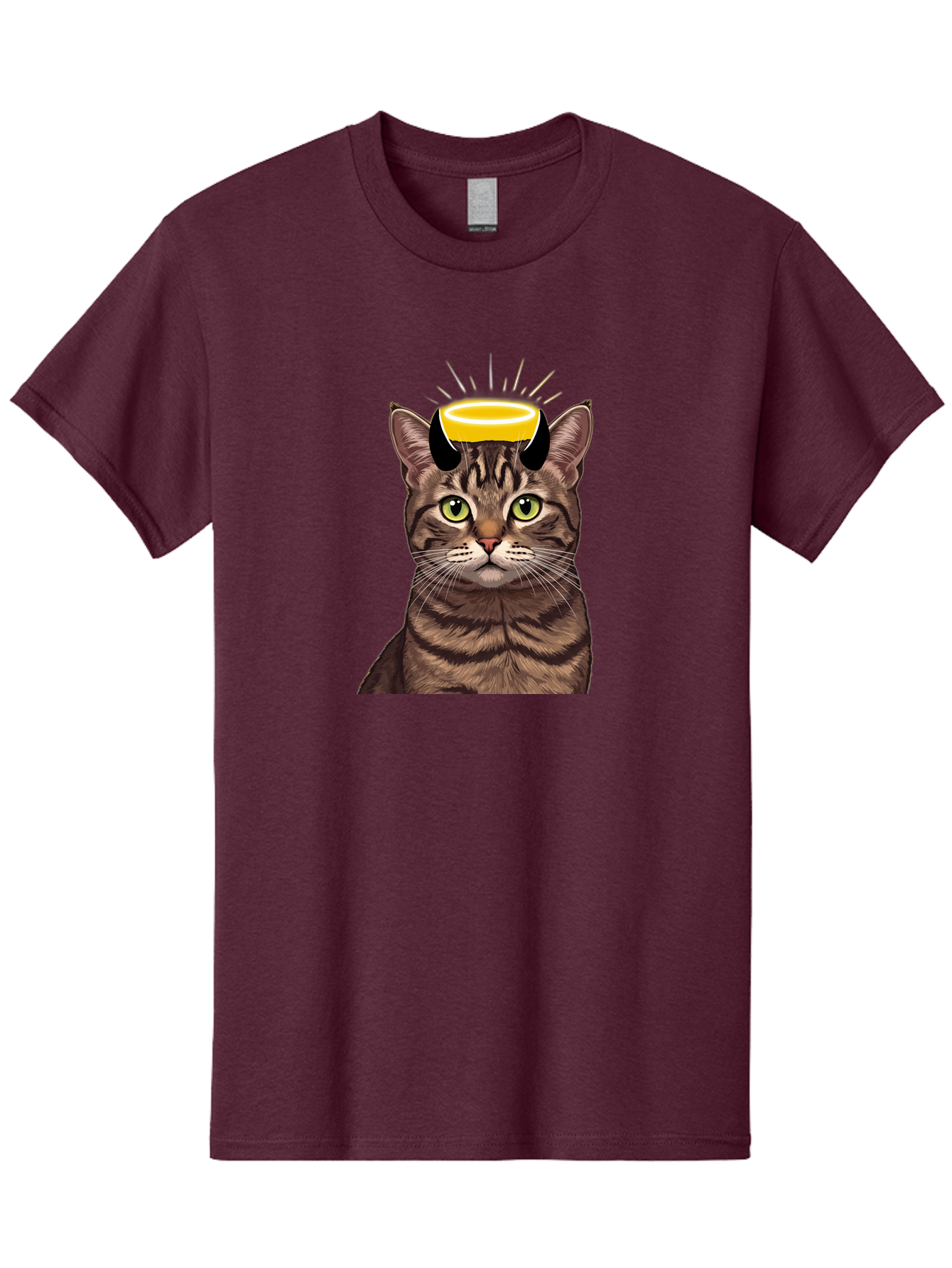 Cat-With-Halo Men'S Graphic Tee, 100% Cotton, Comfortable Casual Summer Wear, Machine Washable, Vintage Camera, Old Camera, Antique Camera, Black Camera, Classic Photography, Photography Equipment, Nostalgic Device, Film Camera, Camera Art Bao207