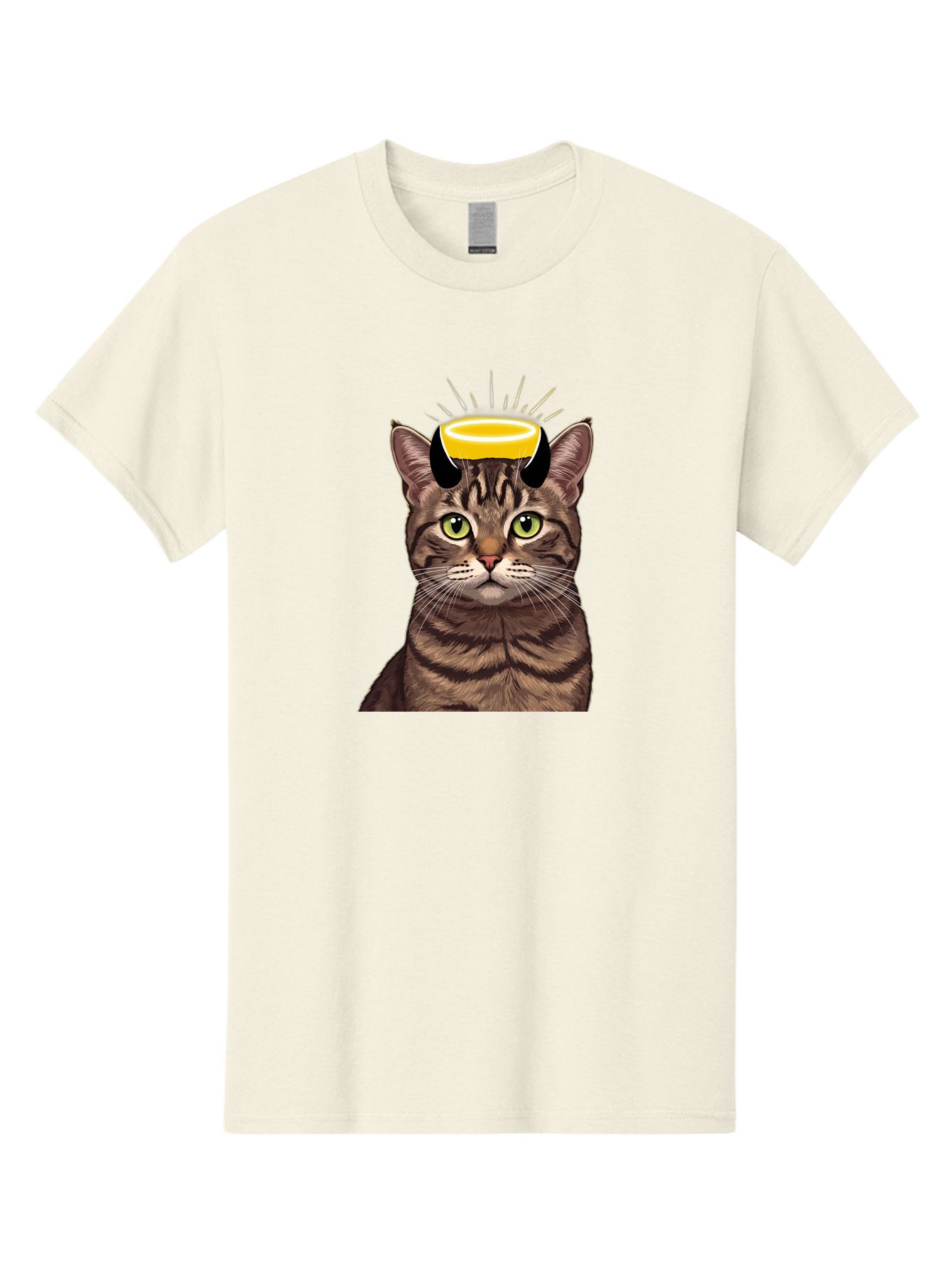 Cat-With-Halo Men'S Graphic Tee, 100% Cotton, Comfortable Casual Summer Wear, Machine Washable, Vintage Camera, Old Camera, Antique Camera, Black Camera, Classic Photography, Photography Equipment, Nostalgic Device, Film Camera, Camera Art Bao207