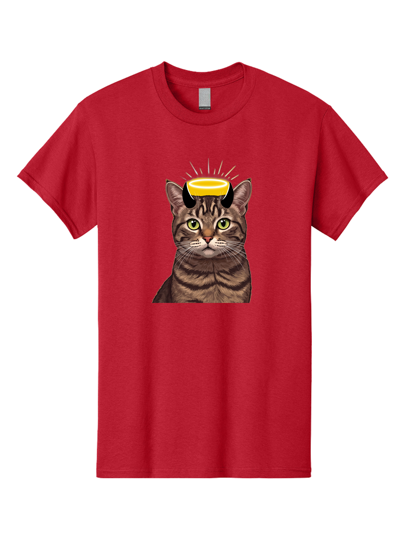 Cat-With-Halo Men'S Graphic Tee, 100% Cotton, Comfortable Casual Summer Wear, Machine Washable, Vintage Camera, Old Camera, Antique Camera, Black Camera, Classic Photography, Photography Equipment, Nostalgic Device, Film Camera, Camera Art Bao207