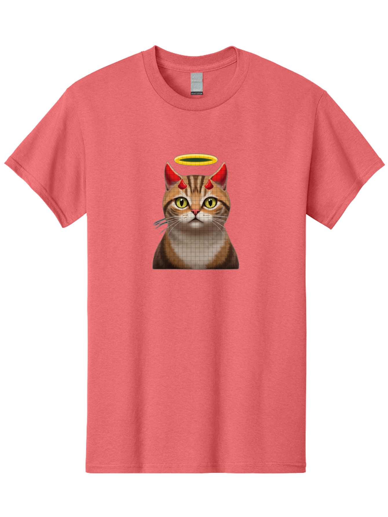 Cat-With-Horns-And-Halo Men'S Graphic Tee, 100% Cotton, Comfortable Casual Summer Wear, Machine Washable, Vintage Camera, Old Camera, Antique Camera, Black Camera, Classic Photography, Photography Equipment, Nostalgic Device, Film Camera, Bao208