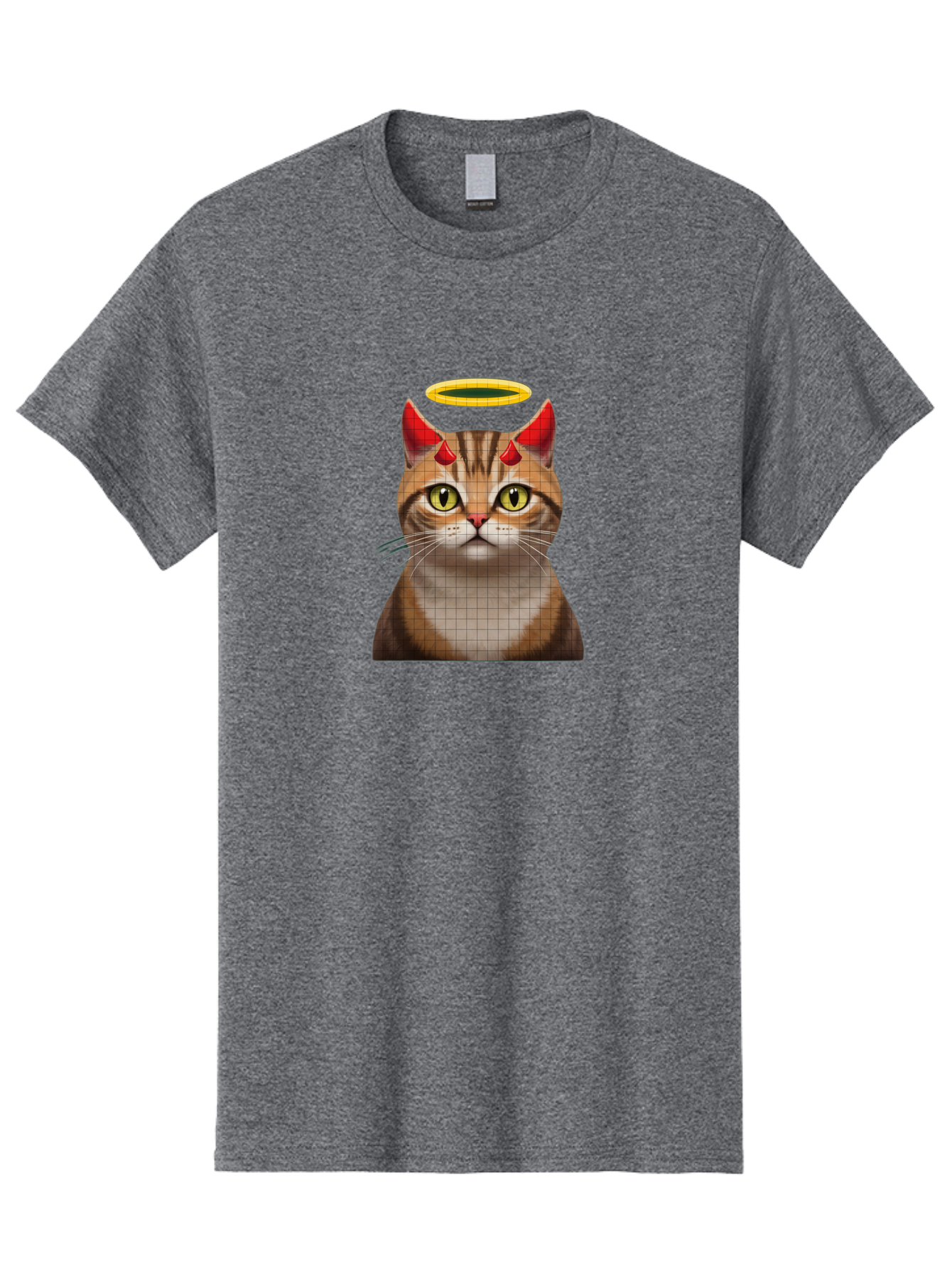 Cat-With-Horns-And-Halo Men'S Graphic Tee, 100% Cotton, Comfortable Casual Summer Wear, Machine Washable, Vintage Camera, Old Camera, Antique Camera, Black Camera, Classic Photography, Photography Equipment, Nostalgic Device, Film Camera, Bao208