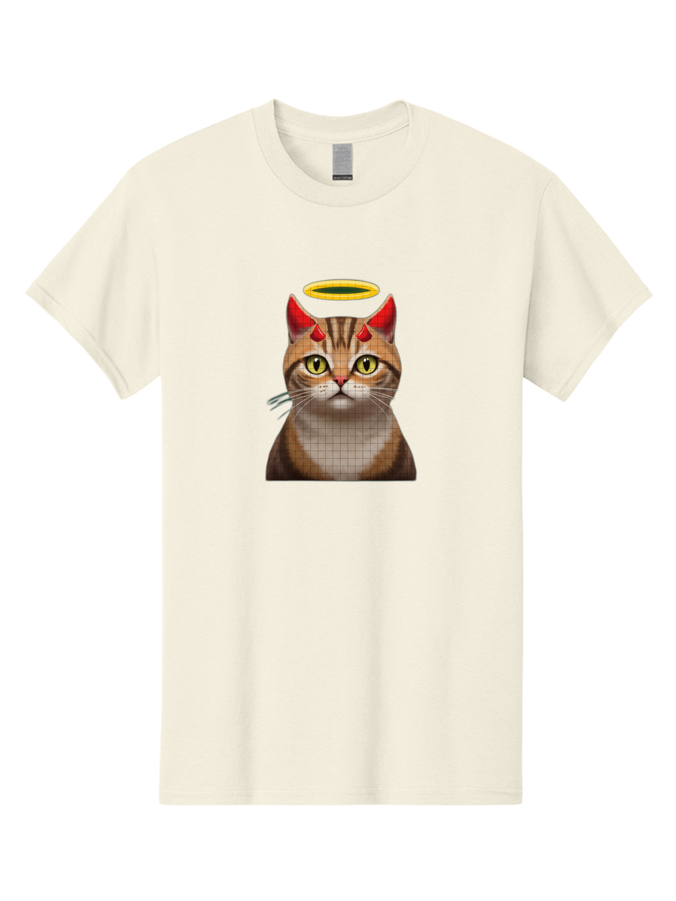 Cat-With-Horns-And-Halo Men'S Graphic Tee, 100% Cotton, Comfortable Casual Summer Wear, Machine Washable, Vintage Camera, Old Camera, Antique Camera, Black Camera, Classic Photography, Photography Equipment, Nostalgic Device, Film Camera, Bao208
