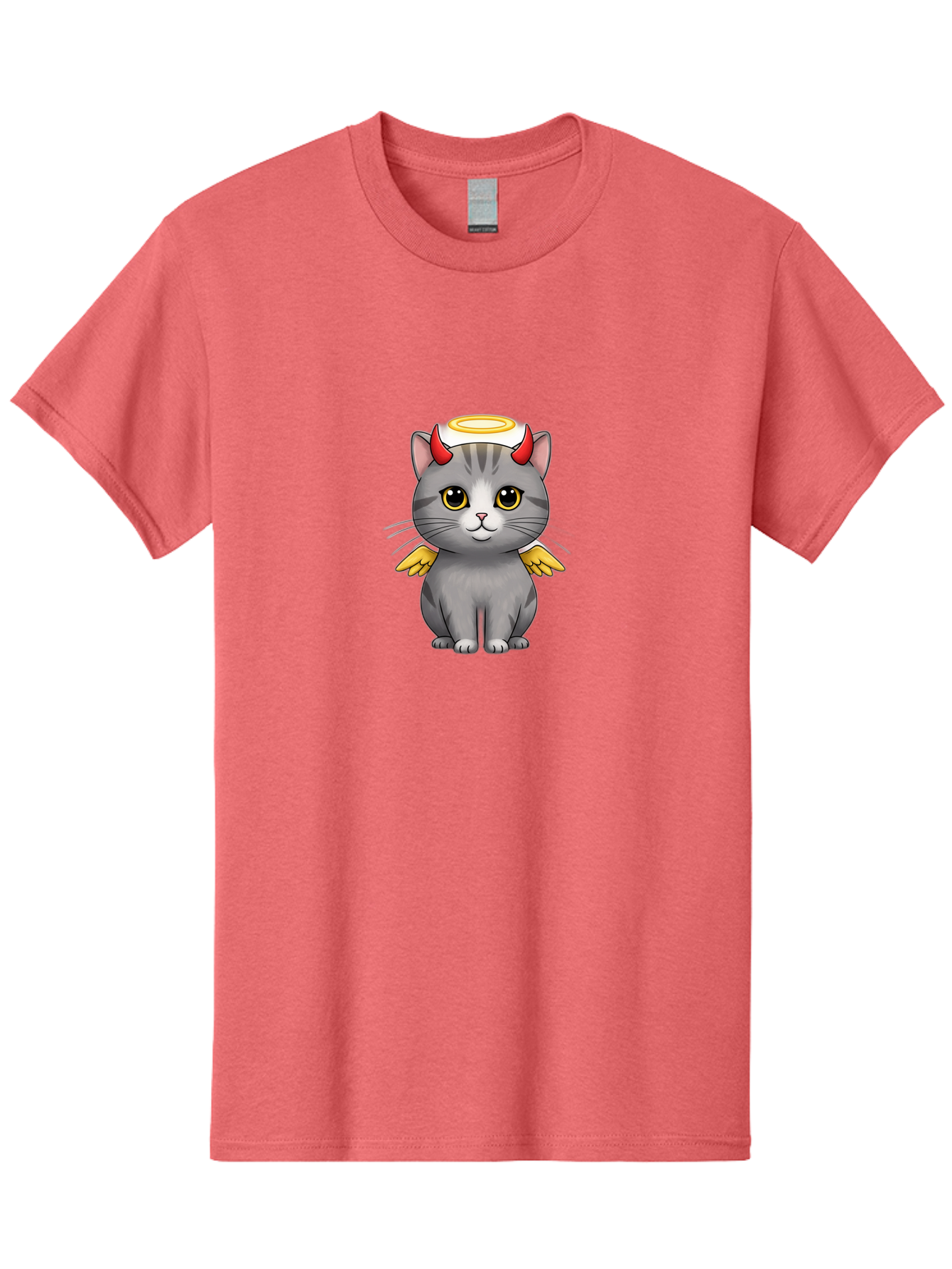 Cat-With-Horns-And-Wings Men'S Graphic Tee, 100% Cotton, Comfortable Casual Summer Wear, Machine Washable, Vintage Camera, Old Camera, Antique Camera, Black Camera, Classic Photography, Photography Equipment, Nostalgic Device, Film Camera, Bao209