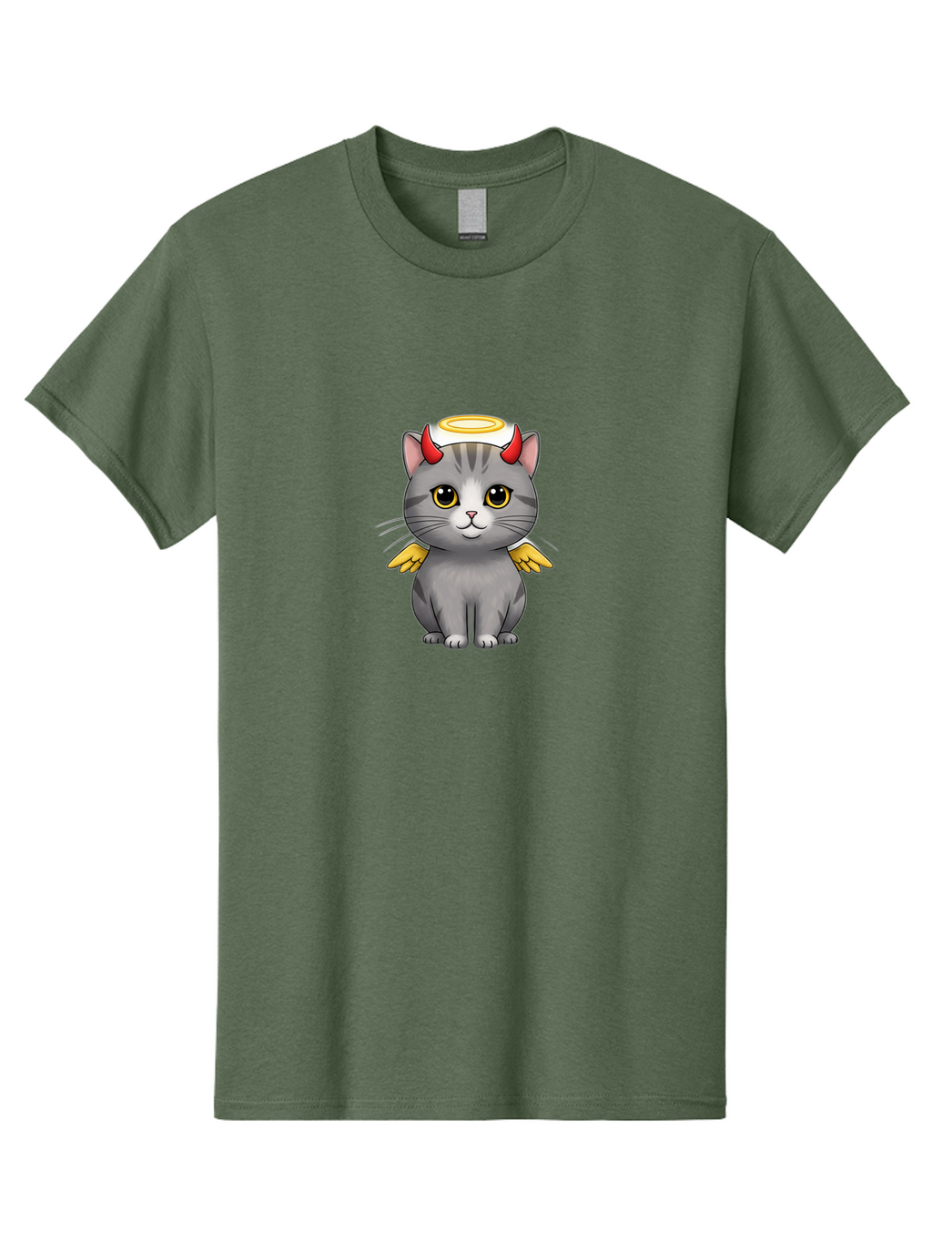 Cat-With-Horns-And-Wings Men'S Graphic Tee, 100% Cotton, Comfortable Casual Summer Wear, Machine Washable, Vintage Camera, Old Camera, Antique Camera, Black Camera, Classic Photography, Photography Equipment, Nostalgic Device, Film Camera, Bao209
