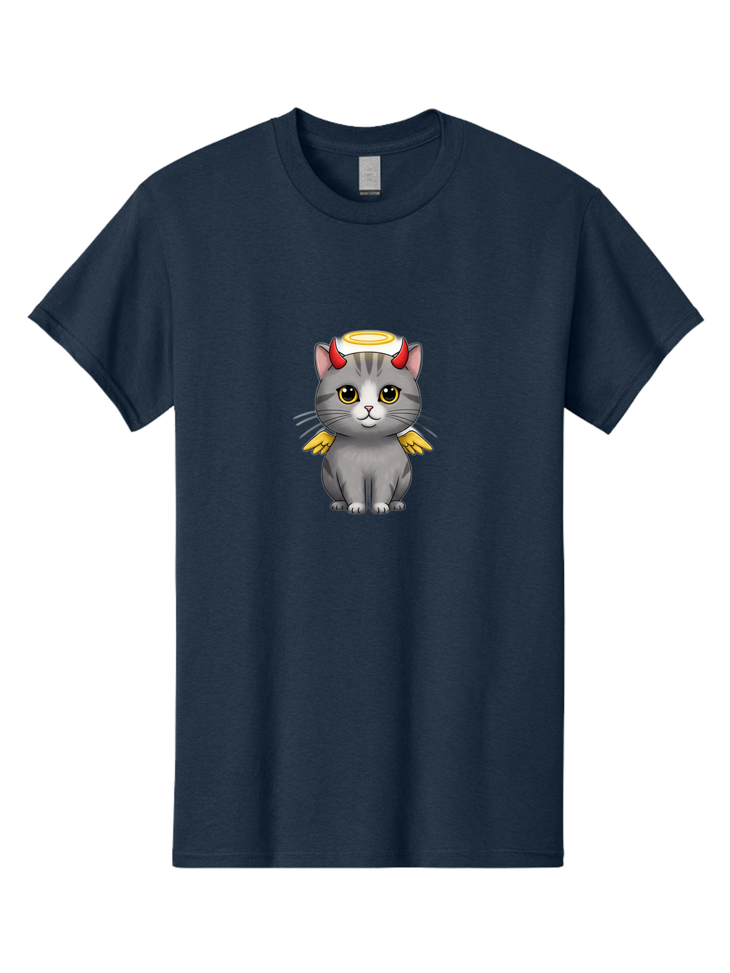 Cat-With-Horns-And-Wings Men'S Graphic Tee, 100% Cotton, Comfortable Casual Summer Wear, Machine Washable, Vintage Camera, Old Camera, Antique Camera, Black Camera, Classic Photography, Photography Equipment, Nostalgic Device, Film Camera, Bao209