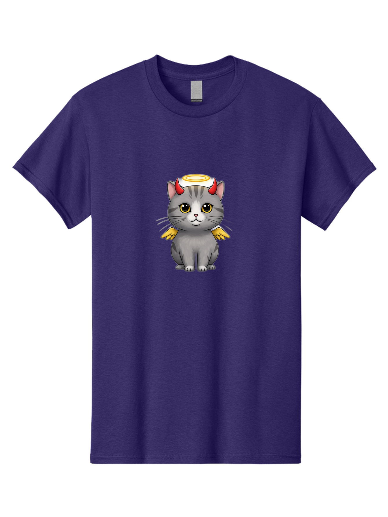 Cat-With-Horns-And-Wings Men'S Graphic Tee, 100% Cotton, Comfortable Casual Summer Wear, Machine Washable, Vintage Camera, Old Camera, Antique Camera, Black Camera, Classic Photography, Photography Equipment, Nostalgic Device, Film Camera, Bao209