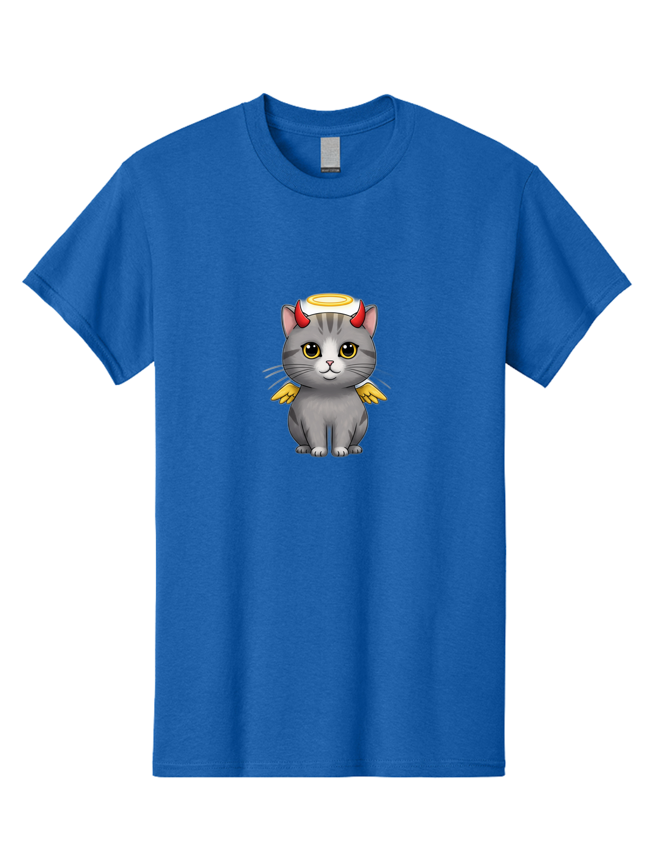 Cat-With-Horns-And-Wings Men'S Graphic Tee, 100% Cotton, Comfortable Casual Summer Wear, Machine Washable, Vintage Camera, Old Camera, Antique Camera, Black Camera, Classic Photography, Photography Equipment, Nostalgic Device, Film Camera, Bao209
