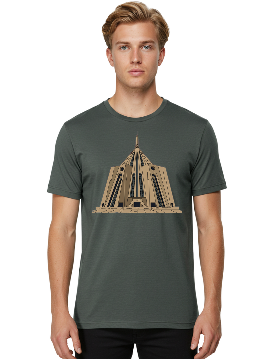 Cathedral Men'S Graphic Tee, 100% Cotton, Comfortable Casual Summer Wear, Machine Washable, Vintage Camera, Old Camera, Antique Camera, Black Camera, Classic Photography, Photography Equipment, Nostalgic Device, Film Camera, Camera Art Bao210