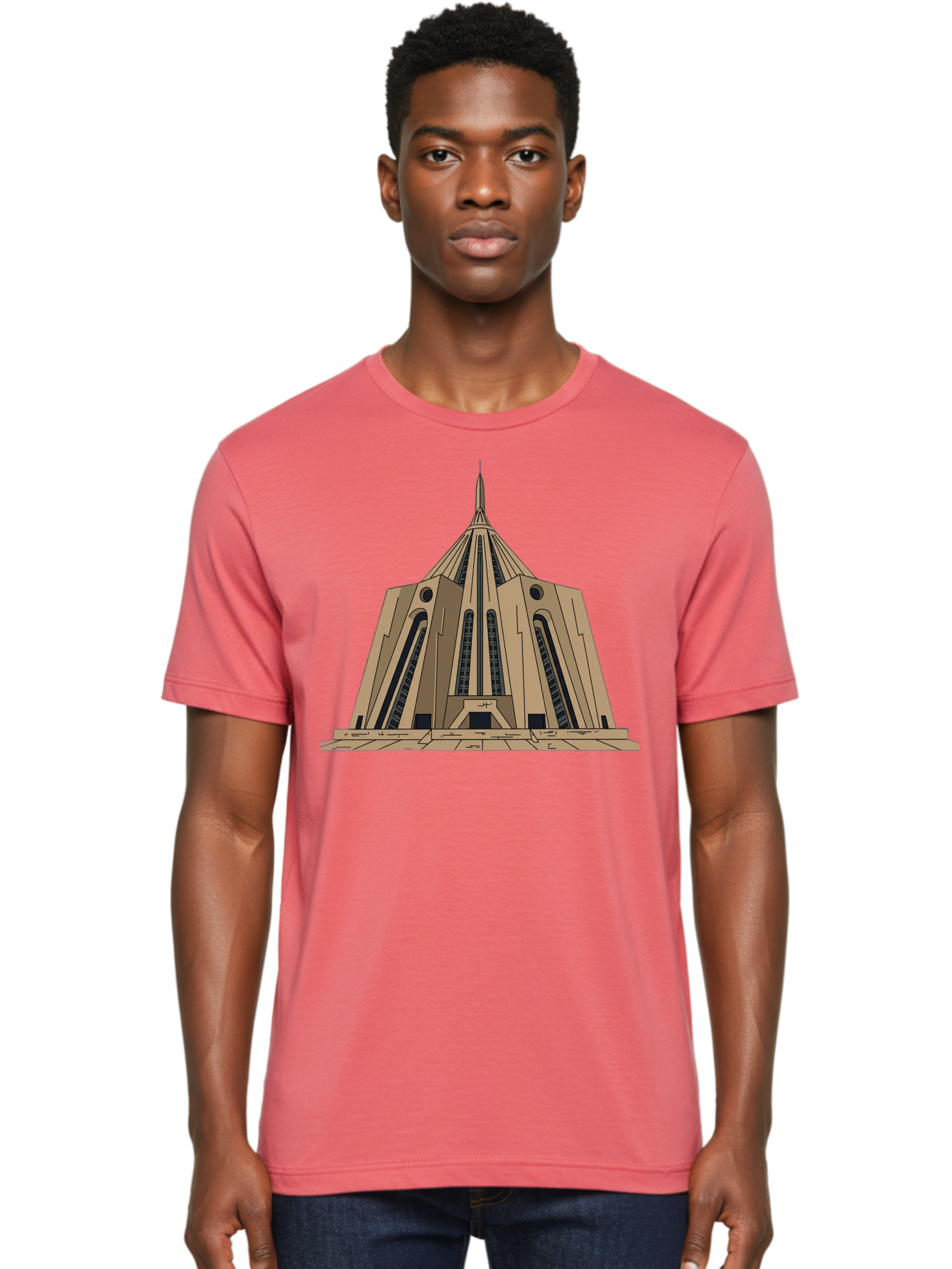 Cathedral Men'S Graphic Tee, 100% Cotton, Comfortable Casual Summer Wear, Machine Washable, Vintage Camera, Old Camera, Antique Camera, Black Camera, Classic Photography, Photography Equipment, Nostalgic Device, Film Camera, Camera Art Bao210