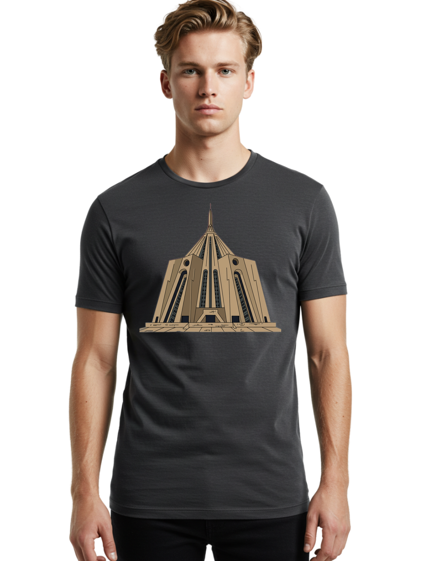 Cathedral Men'S Graphic Tee, 100% Cotton, Comfortable Casual Summer Wear, Machine Washable, Vintage Camera, Old Camera, Antique Camera, Black Camera, Classic Photography, Photography Equipment, Nostalgic Device, Film Camera, Camera Art Bao210