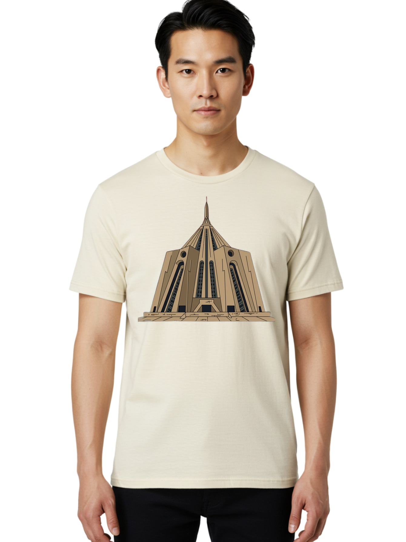 Cathedral Men'S Graphic Tee, 100% Cotton, Comfortable Casual Summer Wear, Machine Washable, Vintage Camera, Old Camera, Antique Camera, Black Camera, Classic Photography, Photography Equipment, Nostalgic Device, Film Camera, Camera Art Bao210
