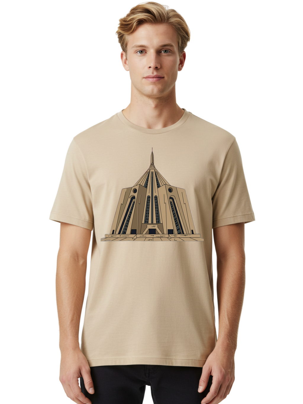 Cathedral Men'S Graphic Tee, 100% Cotton, Comfortable Casual Summer Wear, Machine Washable, Vintage Camera, Old Camera, Antique Camera, Black Camera, Classic Photography, Photography Equipment, Nostalgic Device, Film Camera, Camera Art Bao210