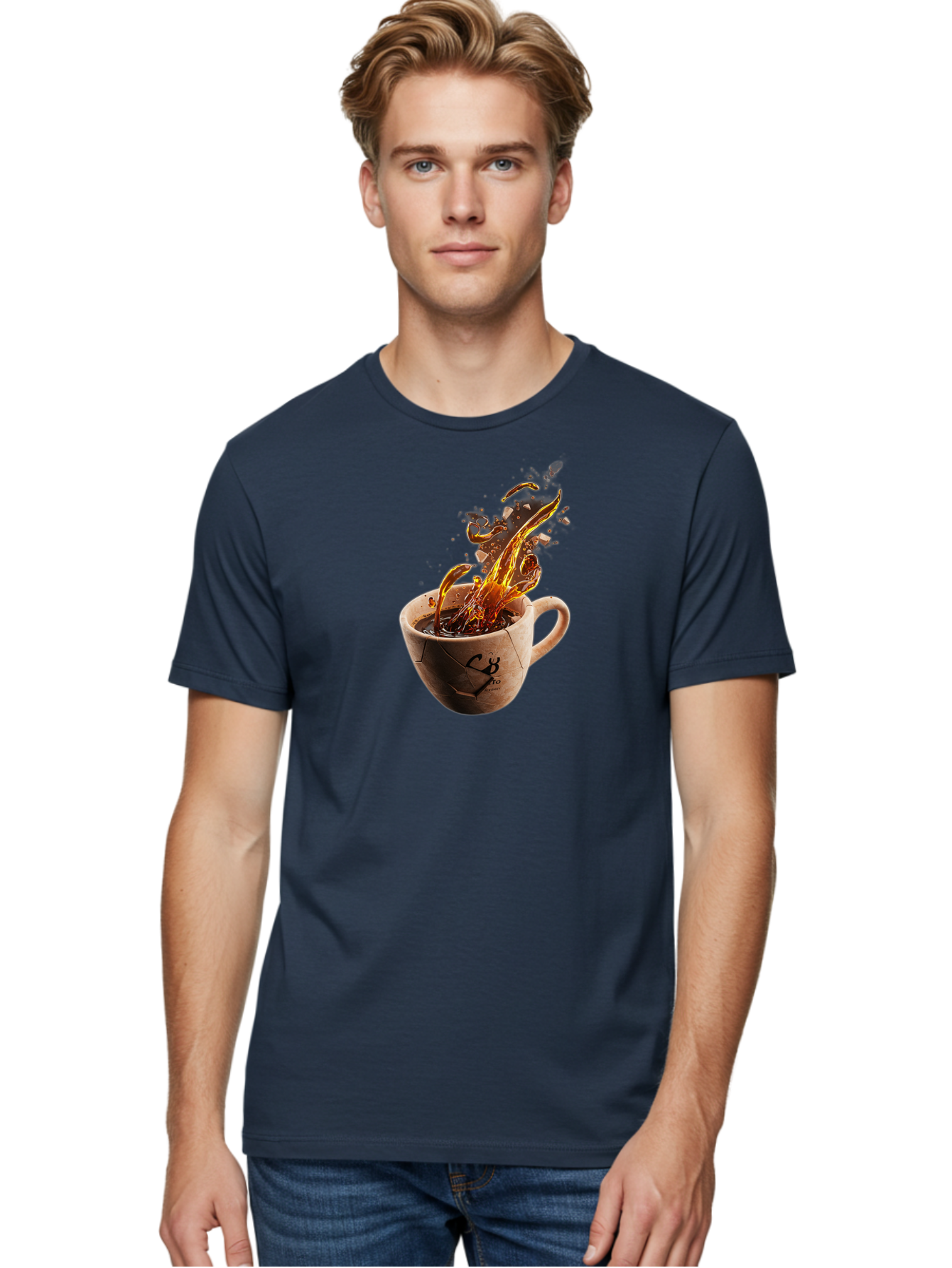Cb-Pro-Coffee-Cup Men'S Graphic Tee, 100% Cotton, Comfortable Casual Summer Wear, Machine Washable, Vintage Camera, Old Camera, Antique Camera, Black Camera, Classic Photography, Photography Equipment, Nostalgic Device, Film Camera, Camera Art Bao212