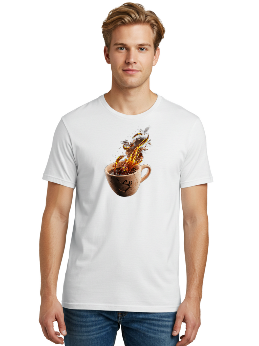 Cb-Pro-Coffee-Cup Men'S Graphic Tee, 100% Cotton, Comfortable Casual Summer Wear, Machine Washable, Vintage Camera, Old Camera, Antique Camera, Black Camera, Classic Photography, Photography Equipment, Nostalgic Device, Film Camera, Camera Art Bao212