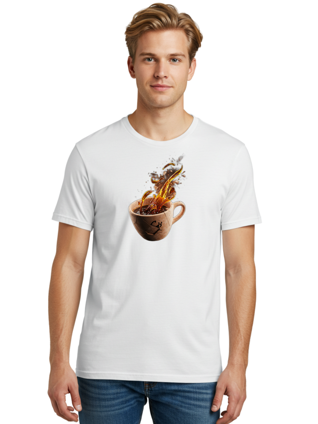 Cb-Pro-Coffee-Cup Men'S Graphic Tee, 100% Cotton, Comfortable Casual Summer Wear, Machine Washable, Vintage Camera, Old Camera, Antique Camera, Black Camera, Classic Photography, Photography Equipment, Nostalgic Device, Film Camera, Camera Art Bao212