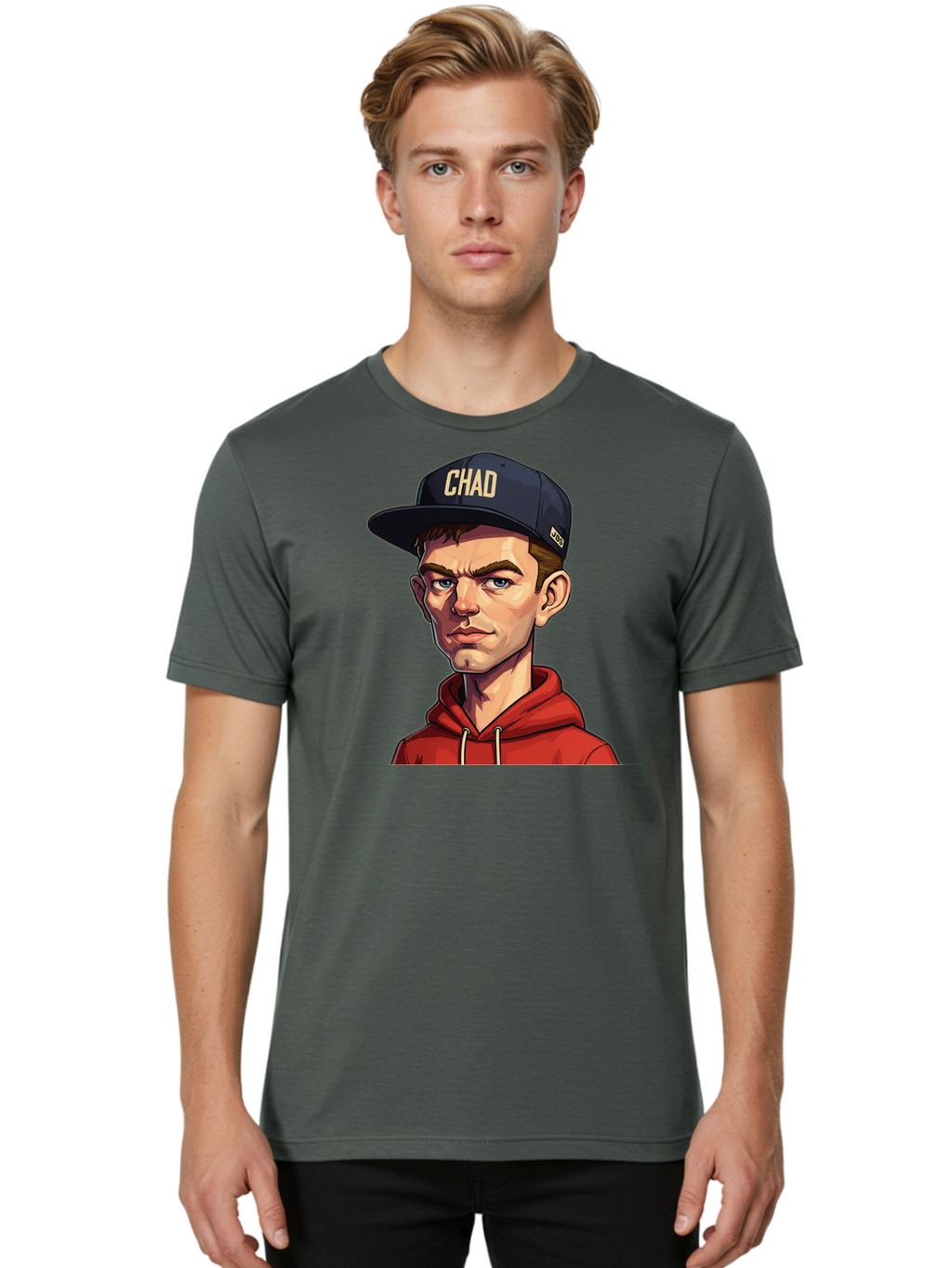Chad Men'S Graphic Tee, 100% Cotton, Comfortable Casual Summer Wear, Machine Washable, Vintage Camera, Old Camera, Antique Camera, Black Camera, Classic Photography, Photography Equipment, Nostalgic Device, Film Camera, Camera Art Bao213