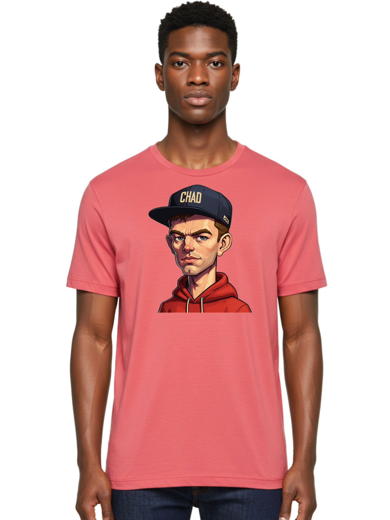 Chad Men'S Graphic Tee, 100% Cotton, Comfortable Casual Summer Wear, Machine Washable, Vintage Camera, Old Camera, Antique Camera, Black Camera, Classic Photography, Photography Equipment, Nostalgic Device, Film Camera, Camera Art Bao213
