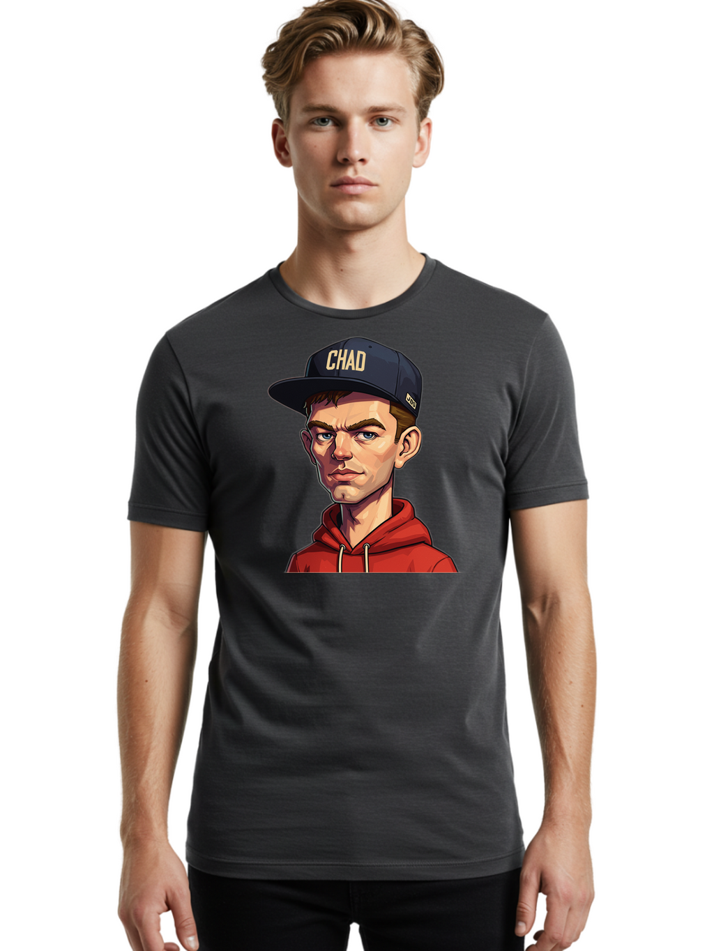 Chad Men'S Graphic Tee, 100% Cotton, Comfortable Casual Summer Wear, Machine Washable, Vintage Camera, Old Camera, Antique Camera, Black Camera, Classic Photography, Photography Equipment, Nostalgic Device, Film Camera, Camera Art Bao213