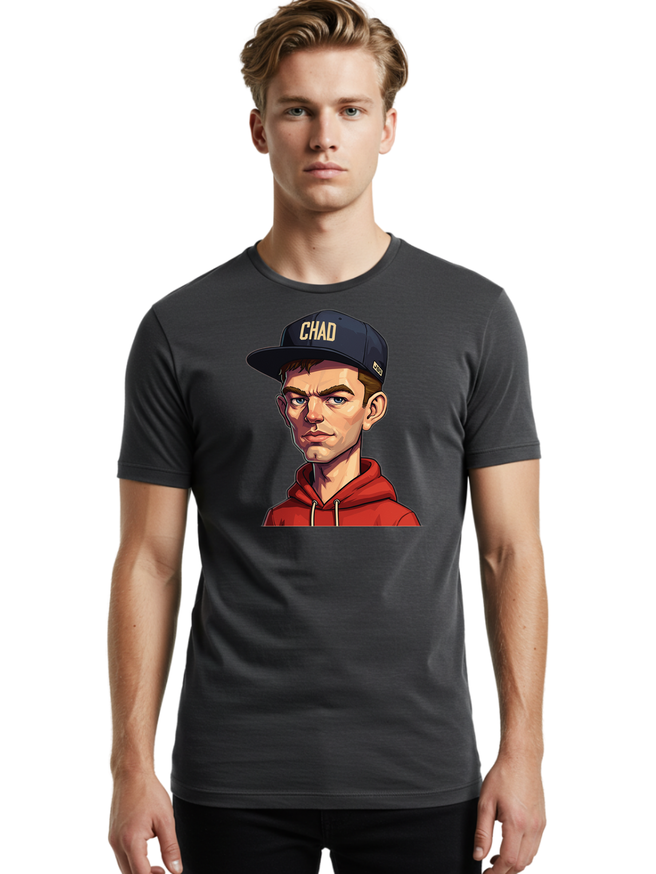 Chad Men'S Graphic Tee, 100% Cotton, Comfortable Casual Summer Wear, Machine Washable, Vintage Camera, Old Camera, Antique Camera, Black Camera, Classic Photography, Photography Equipment, Nostalgic Device, Film Camera, Camera Art Bao213