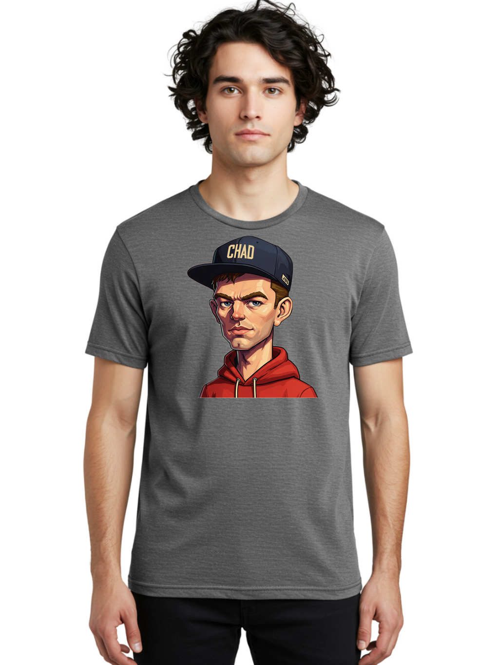 Chad Men'S Graphic Tee, 100% Cotton, Comfortable Casual Summer Wear, Machine Washable, Vintage Camera, Old Camera, Antique Camera, Black Camera, Classic Photography, Photography Equipment, Nostalgic Device, Film Camera, Camera Art Bao213